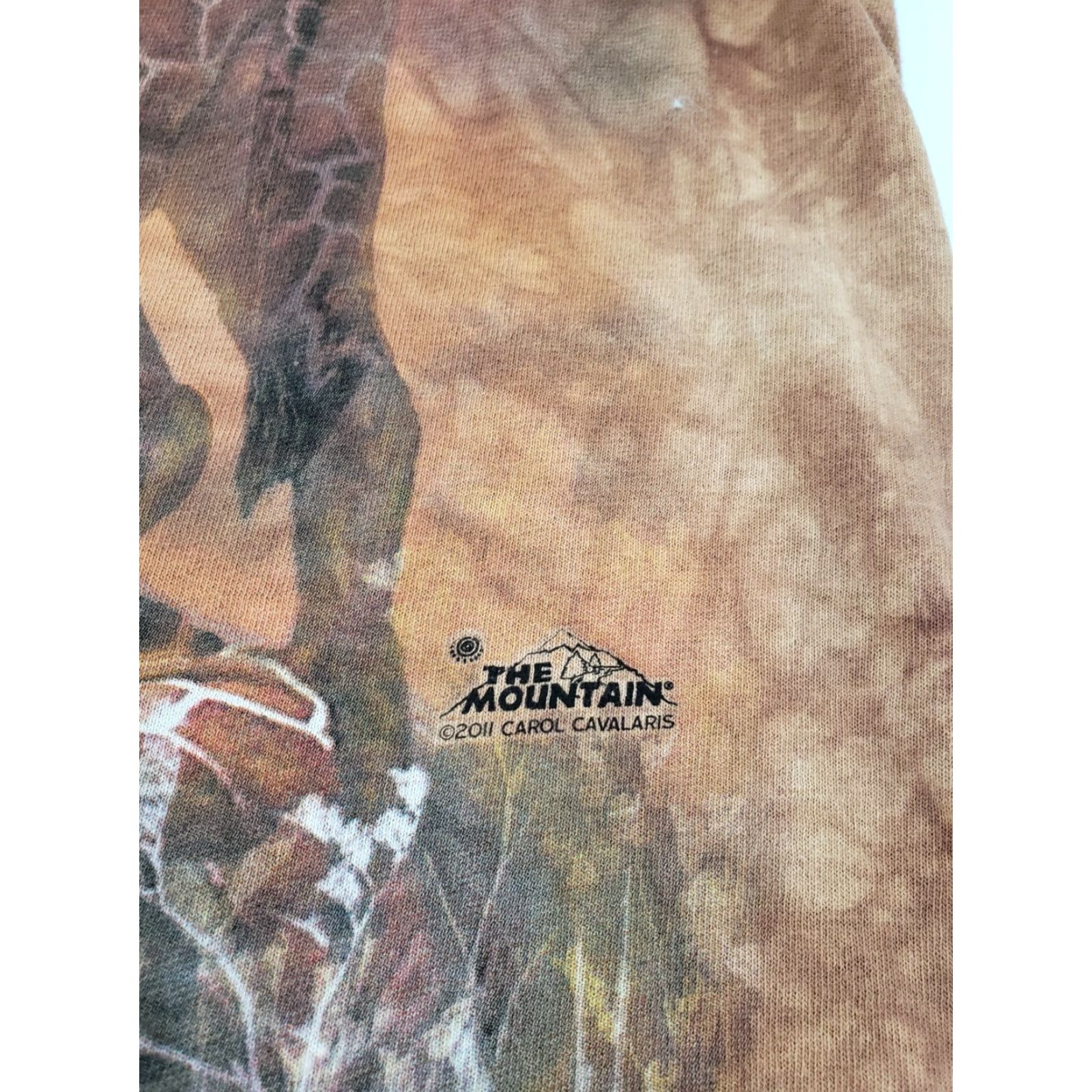 The Mountain VINTAGE The Mountain Giraffe Shirt Adult Medium Tie Dye Brown Florida Safari Graphic Mens Size US M / EU 48-50 / 2 - 4 Thumbnail