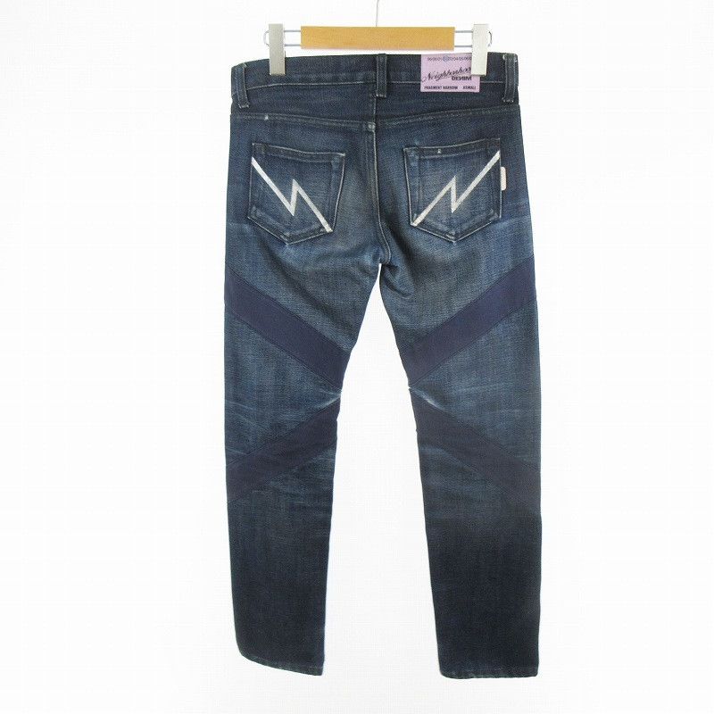 Neighborhood 2002 Neighborhood Fragment Narrow Low Waist Denim Jeans Size US 30 / EU 46 - 2 Thumbnail