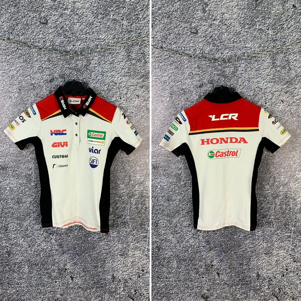 Honda Women’s Honda LCR Team Polo Shirt Moto Racing Castrol Size M Size M / US 6-8 / IT 42-44 - 1 Thumbnail