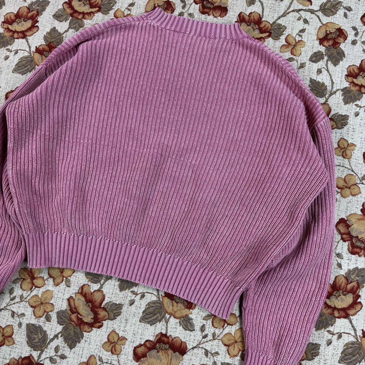 Acne Studios × Japanese Brand Cropped Washed Ribbed Knit Acne Studios Style ALD Japanese Size US S / EU 44-46 / 1 - 4 Thumbnail