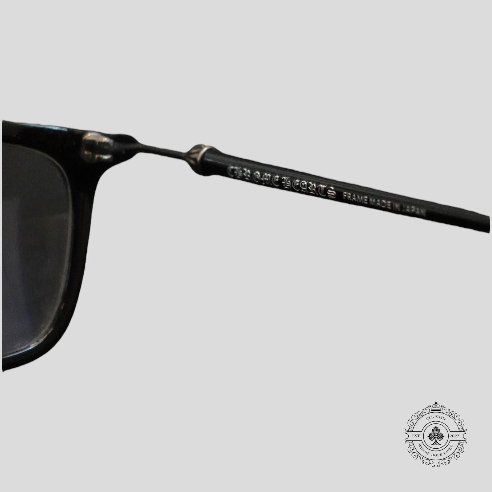Chrome Hearts Chrome Hearts Big Ricky II-A Glasses in Black/Silver Size ONE SIZE - 4 Thumbnail
