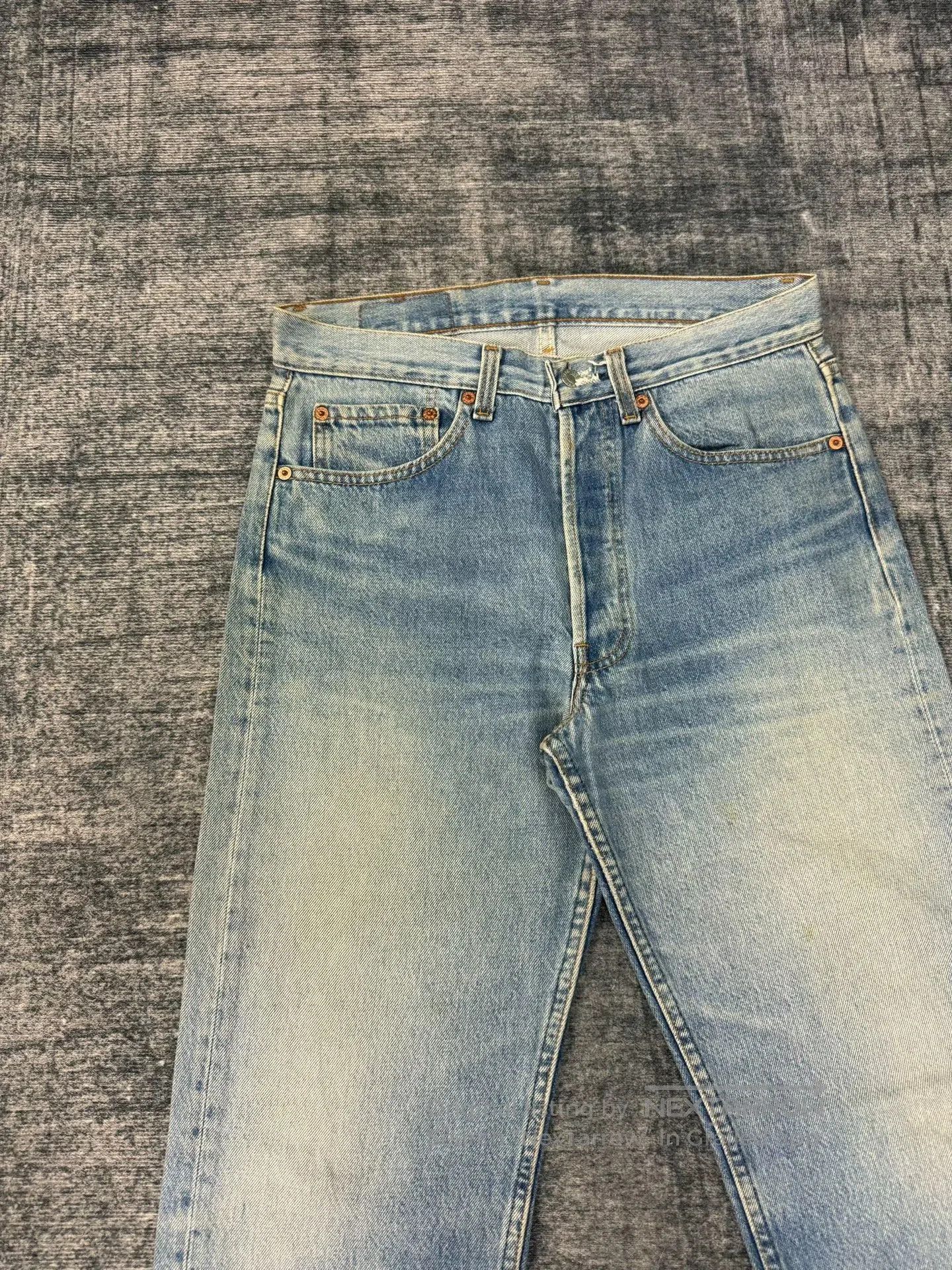 Levi's Vintage Levi's 501 90s American Blue Jeans. Size US 32 / EU 48 - 3 Thumbnail