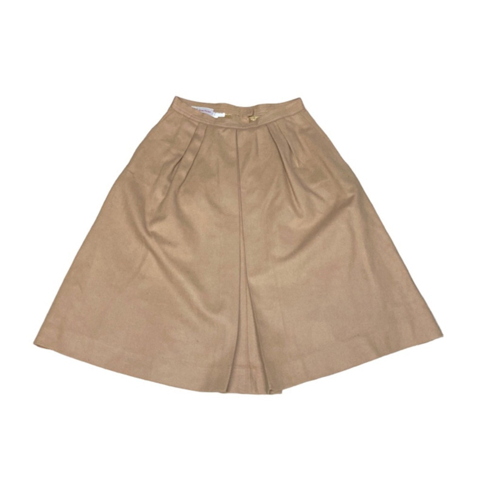Evan Picone Vintage Academia Wool Blend Pleated A-Line Midi Skirt Size 30" / US 8 / IT 44 - 2 Thumbnail