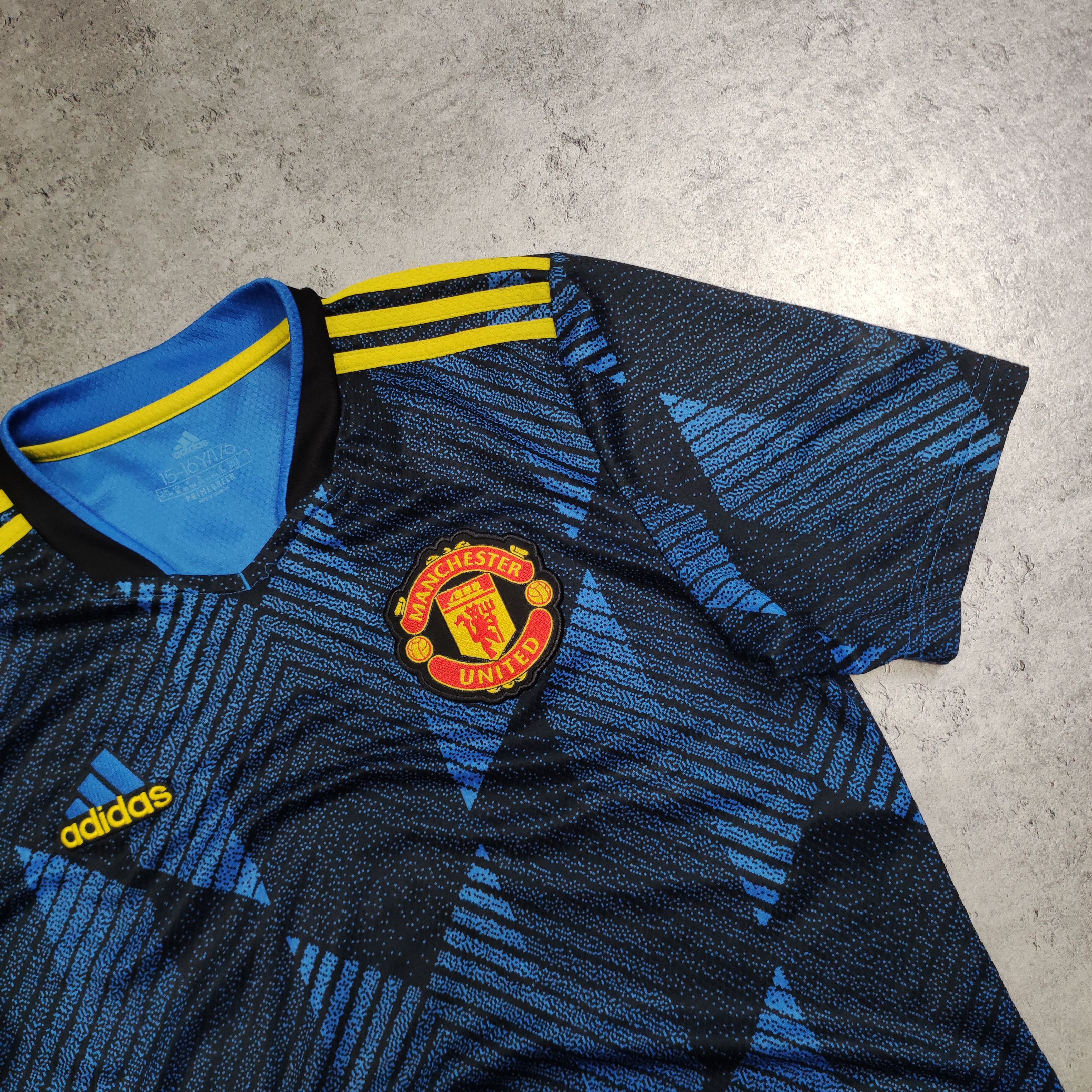 Adidas RARE Adidas x Manchester United Training Football Jersey Size US S / EU 44-46 / 1 - 4 Thumbnail