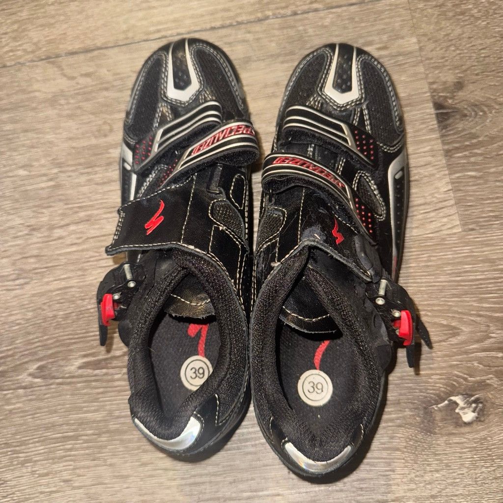 Sports Specialties Women's Specialized Black & Red Carbon Cycling Shoes Size 7 Size US 7 / IT 37 - 5 Thumbnail