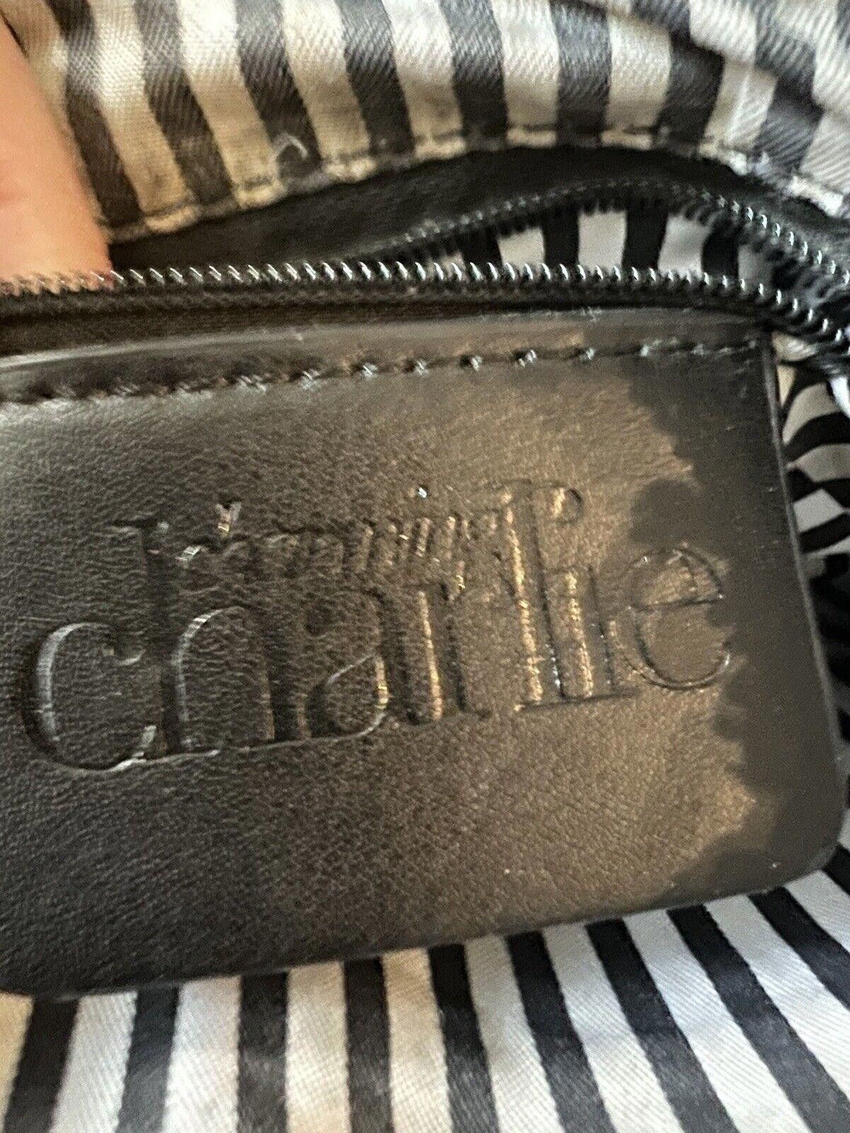 Designer Charming Charlie Crossbody Purse Black Leather Size ONE SIZE - 4 Thumbnail