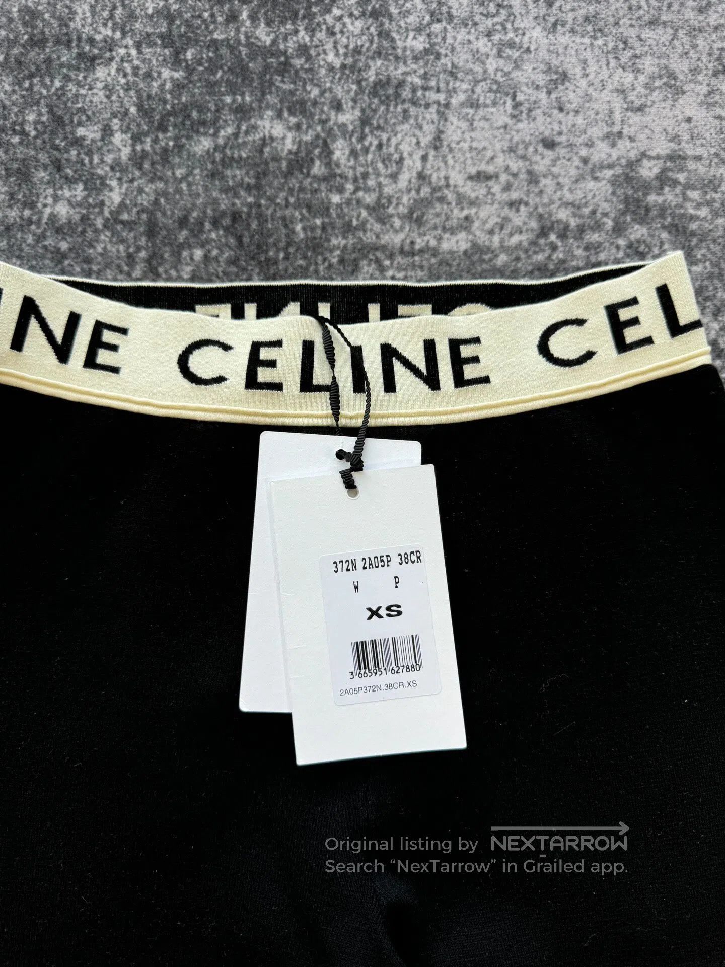 Celine CELINE Black Yoga Leggings| Size 24" / US 00 / IT 34 - 3 Thumbnail