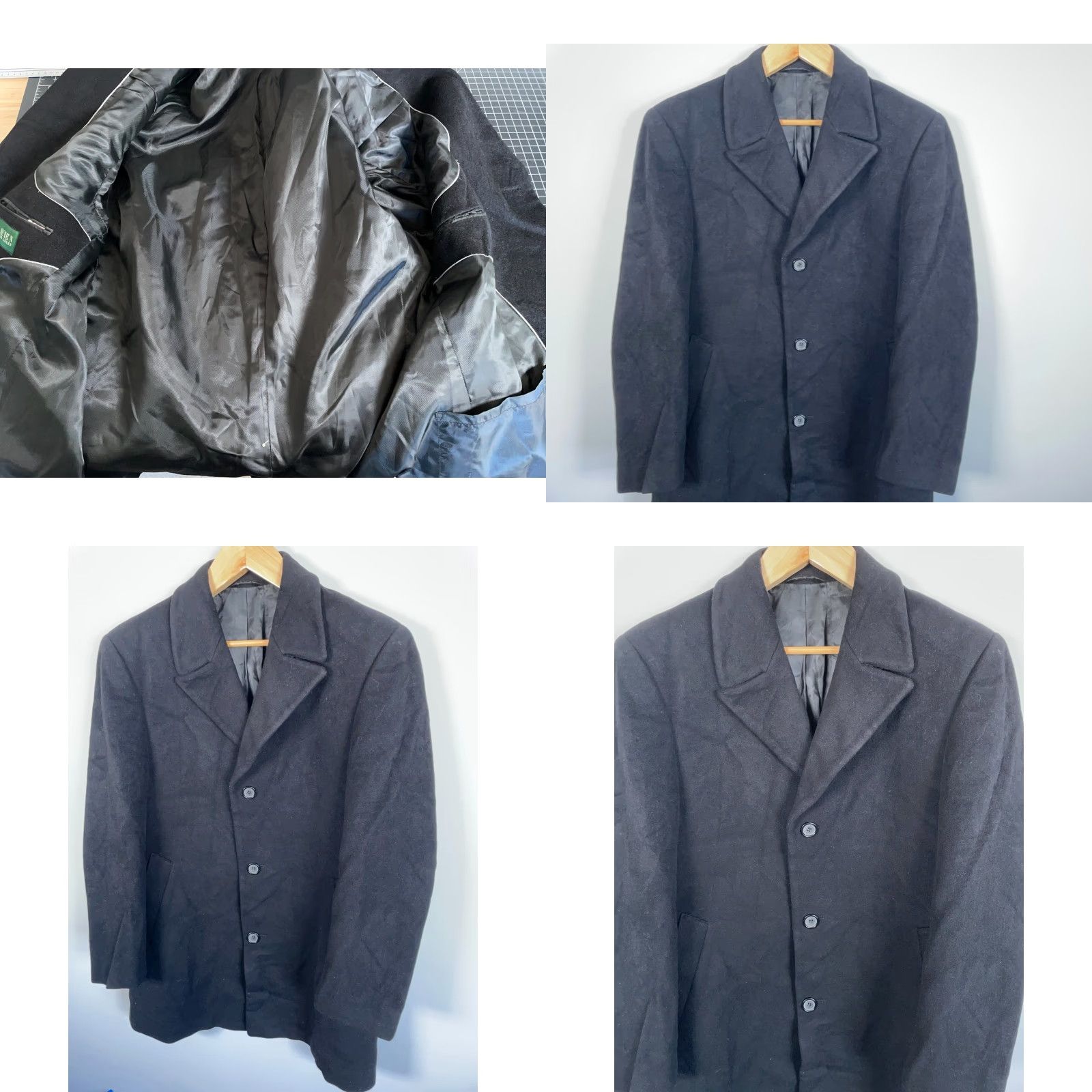Ralph Lauren Lauren Ralph Lauren Coat Men 44 Black Wool Overcoat Mid-Length Wool Coat Jacket/Coat Black 100% Wool Overcoat Mens 44 Mid-Length Classic Preppy Size US S / EU 44-46 / 1 - 9 Thumbnail