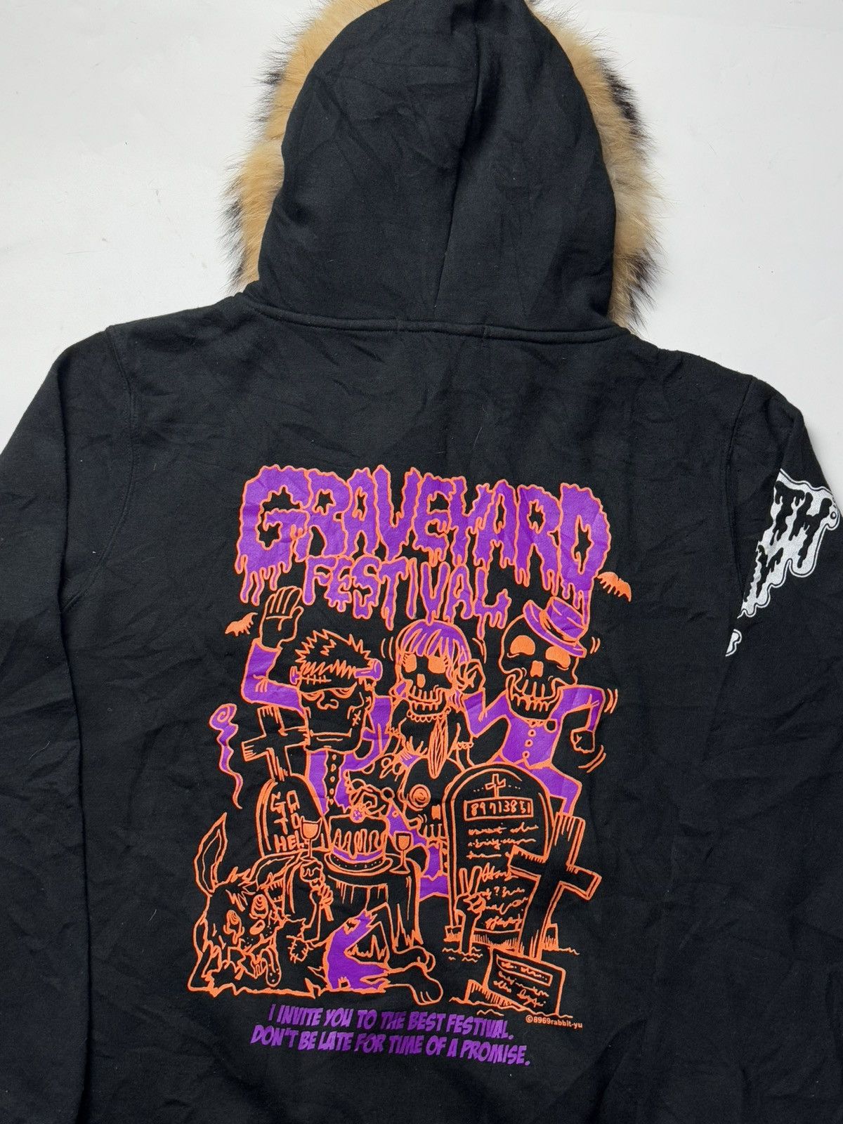 If Six Was Nine Fur Hoodie Sex Pot Revenge Death Day Skulls Size US L / EU 52-54 / 3 - 5 Thumbnail