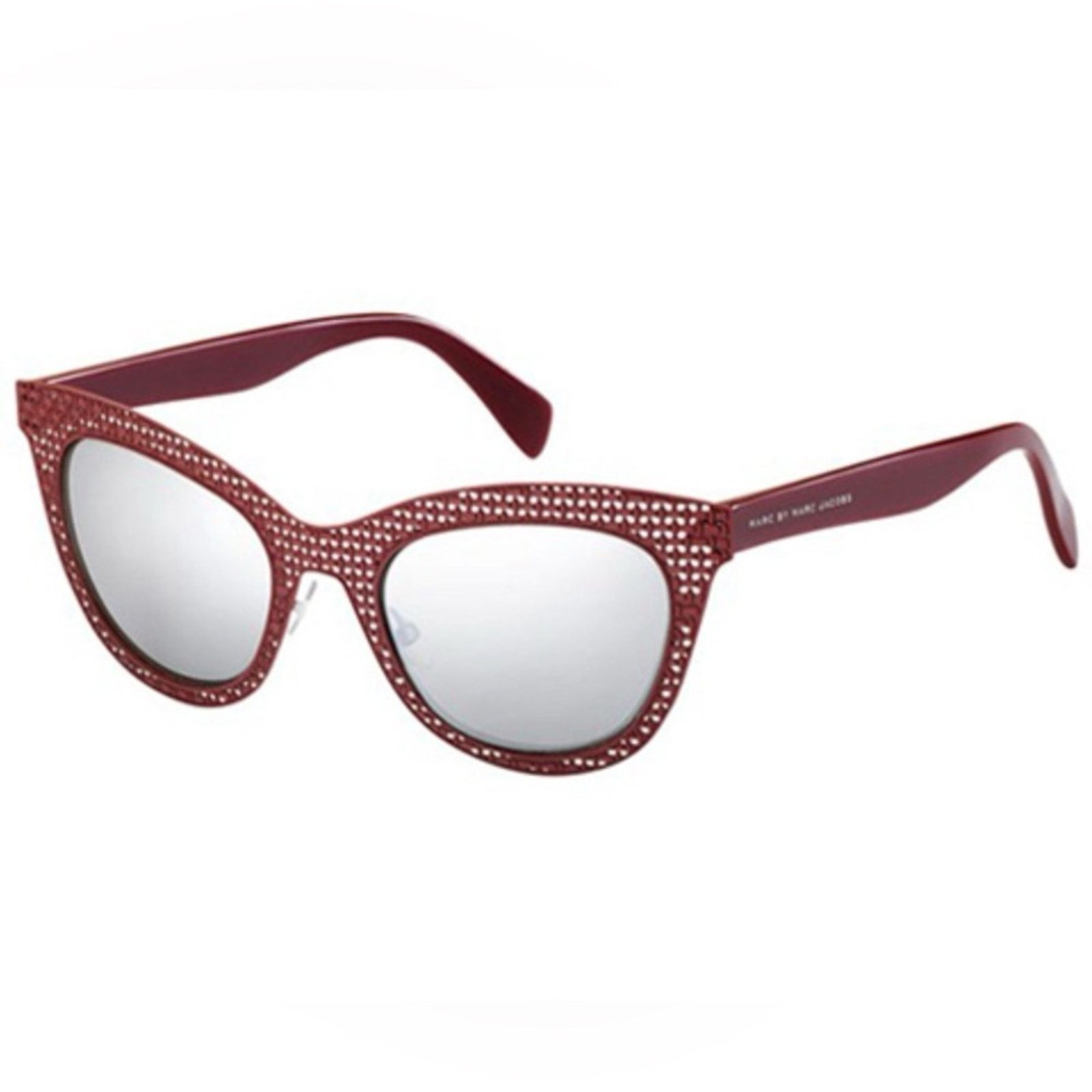 Marc Jacobs MARC JACOBS Red Woven Metal Mirror Lens $250 Sunglasses Size ONE SIZE - 1 Thumbnail