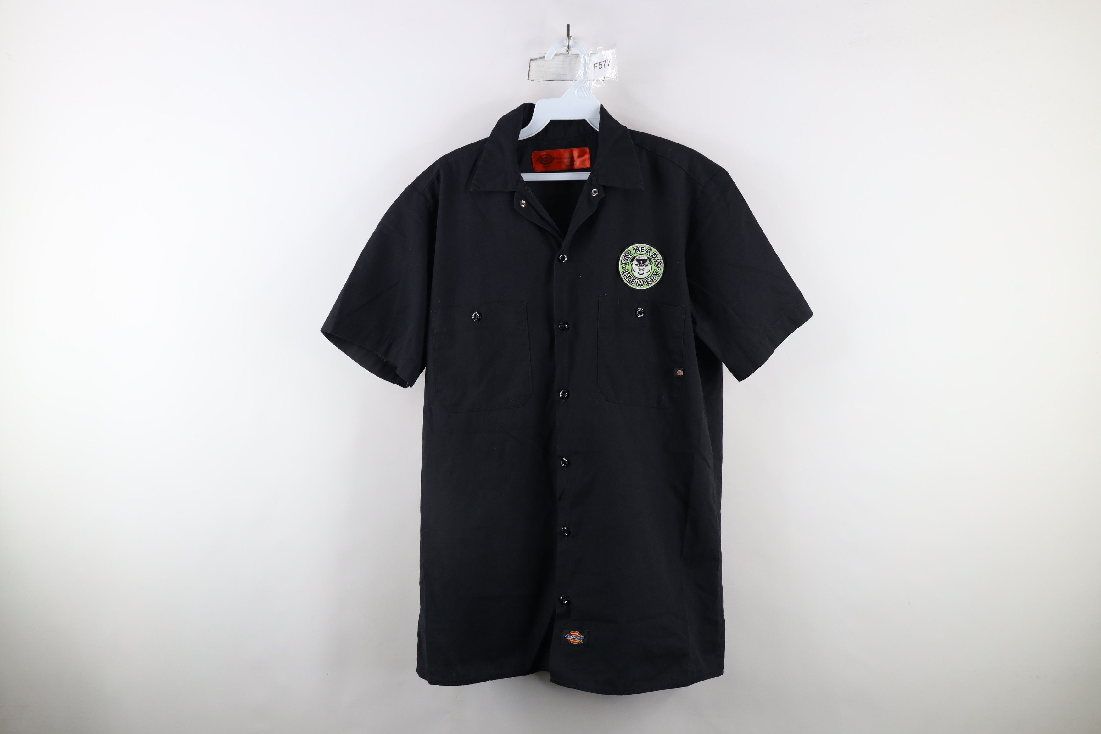 Dickies × Vintage Vintage Dickies Brewery Collared Mechanic Button Shirt Black Size US S / EU 44-46 / 1 - 1 Thumbnail