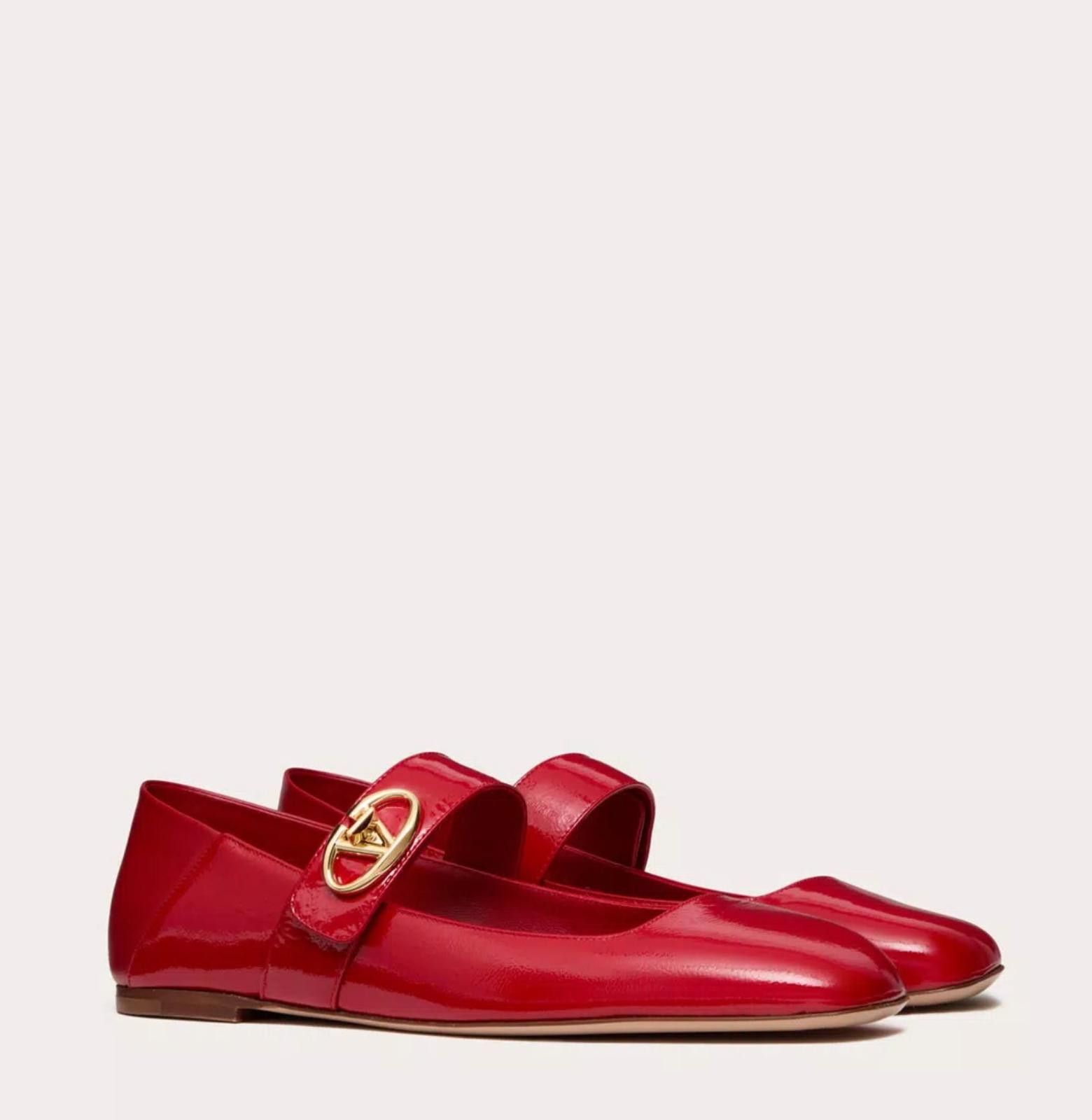 Other Valentino Mary Jane V-Logo Ballerina Flat Size US 7.5 / IT 37.5 - 2 Thumbnail