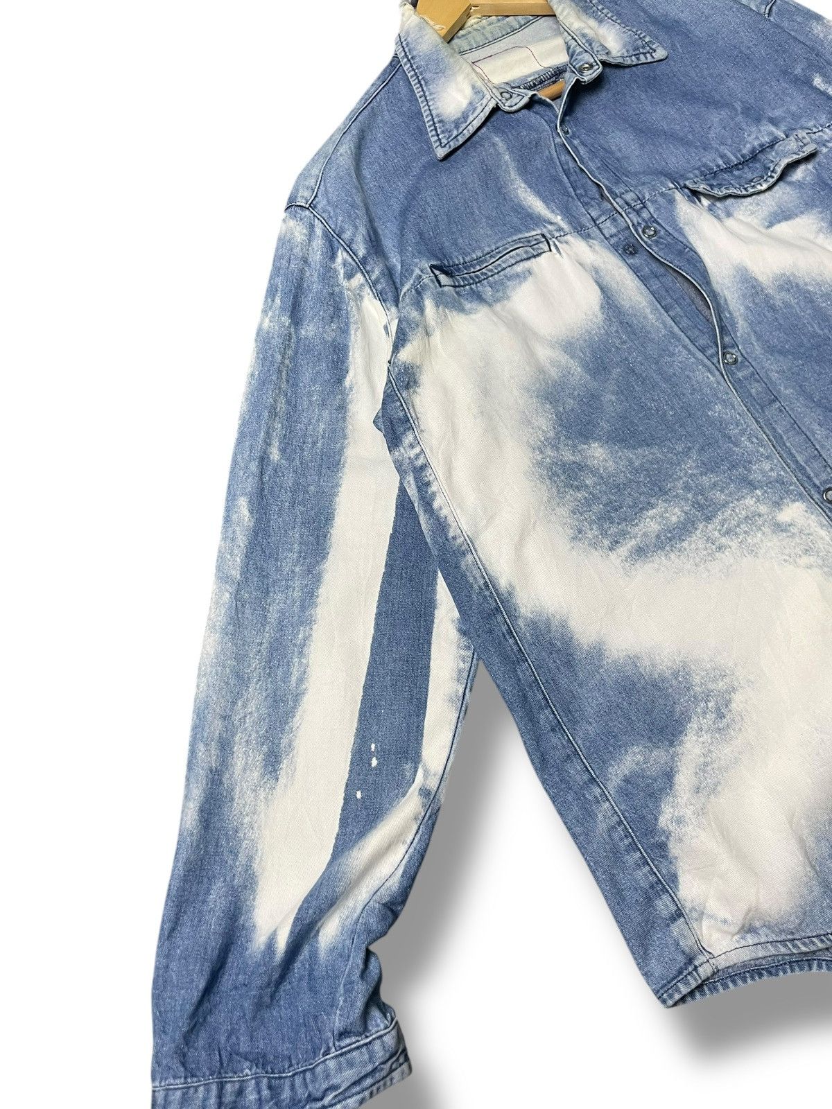Japanese Brand × Vintage Japanese Brand Button Up Bleached Denim (83) Size US XXS / EU 40 - 5 Thumbnail