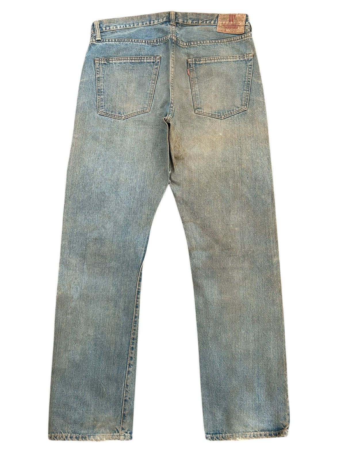 Kapital Vintage Warehouse Selvedge Distressed Rusty Dirty Denim Jean Size US 35 - 2 Thumbnail