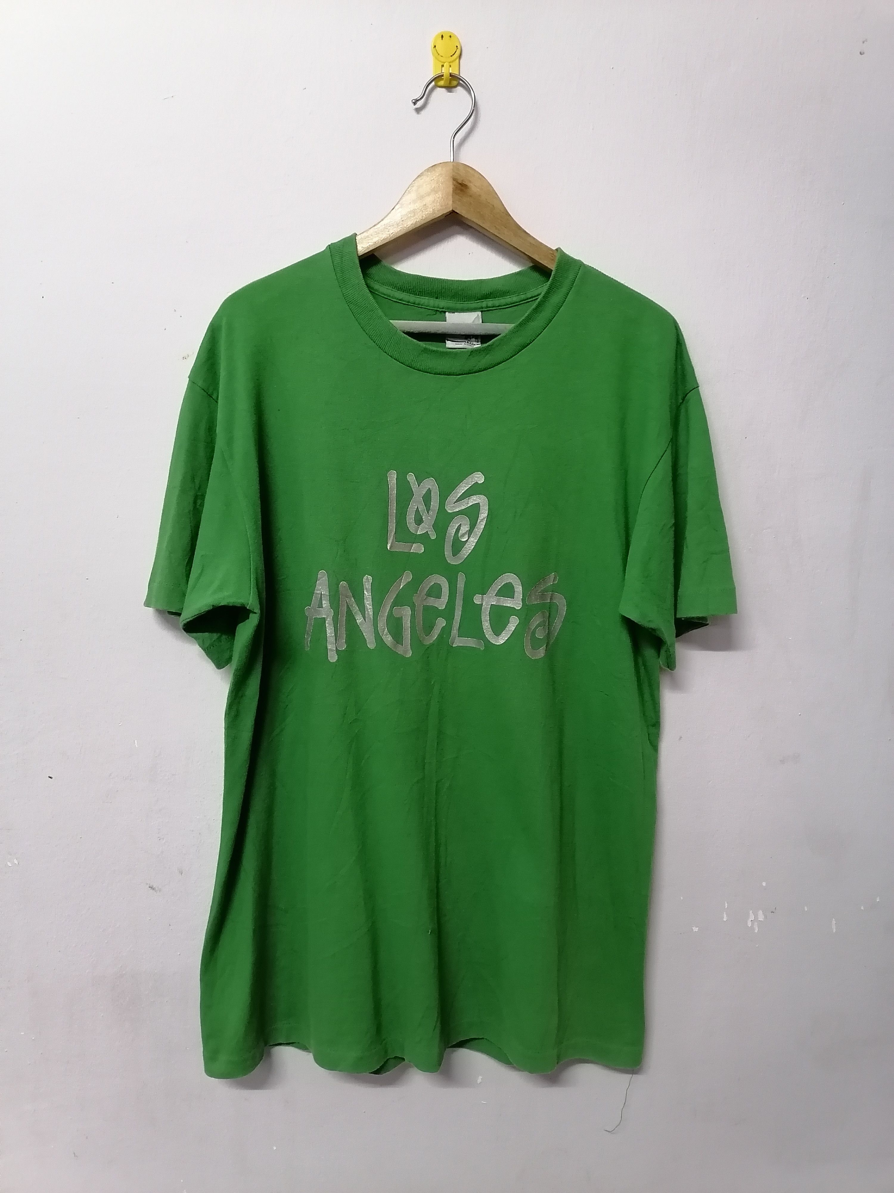 Vintage Vintage 90s Stussy Los Angeles Tee Size US L / EU 52-54 / 3 - 1 Thumbnail