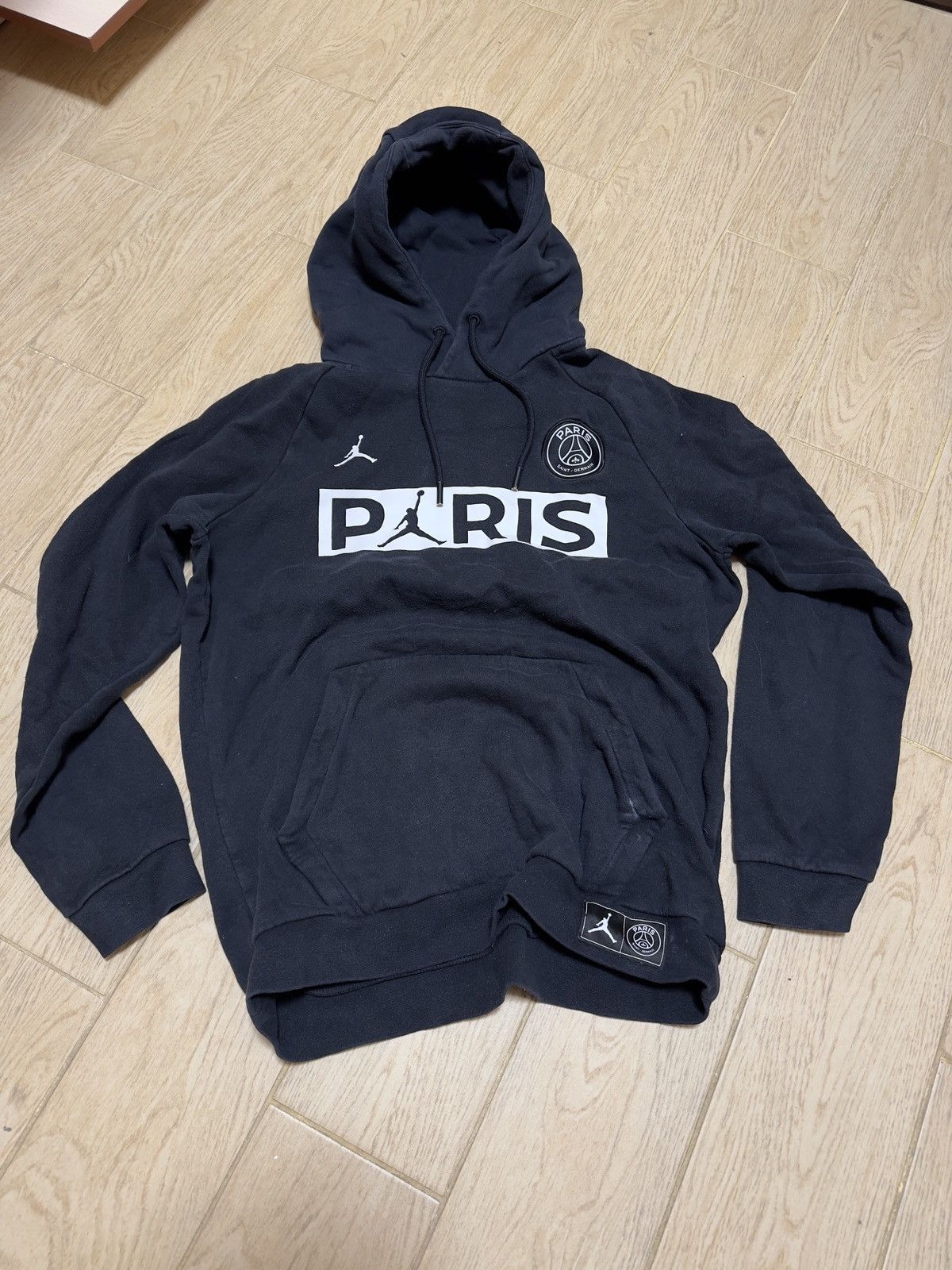 Nike × Vintage Vintage Nike Air Jordan x PSG Paris Saint Germain Hoodie Size US M / EU 48-50 / 2 - 2 Thumbnail
