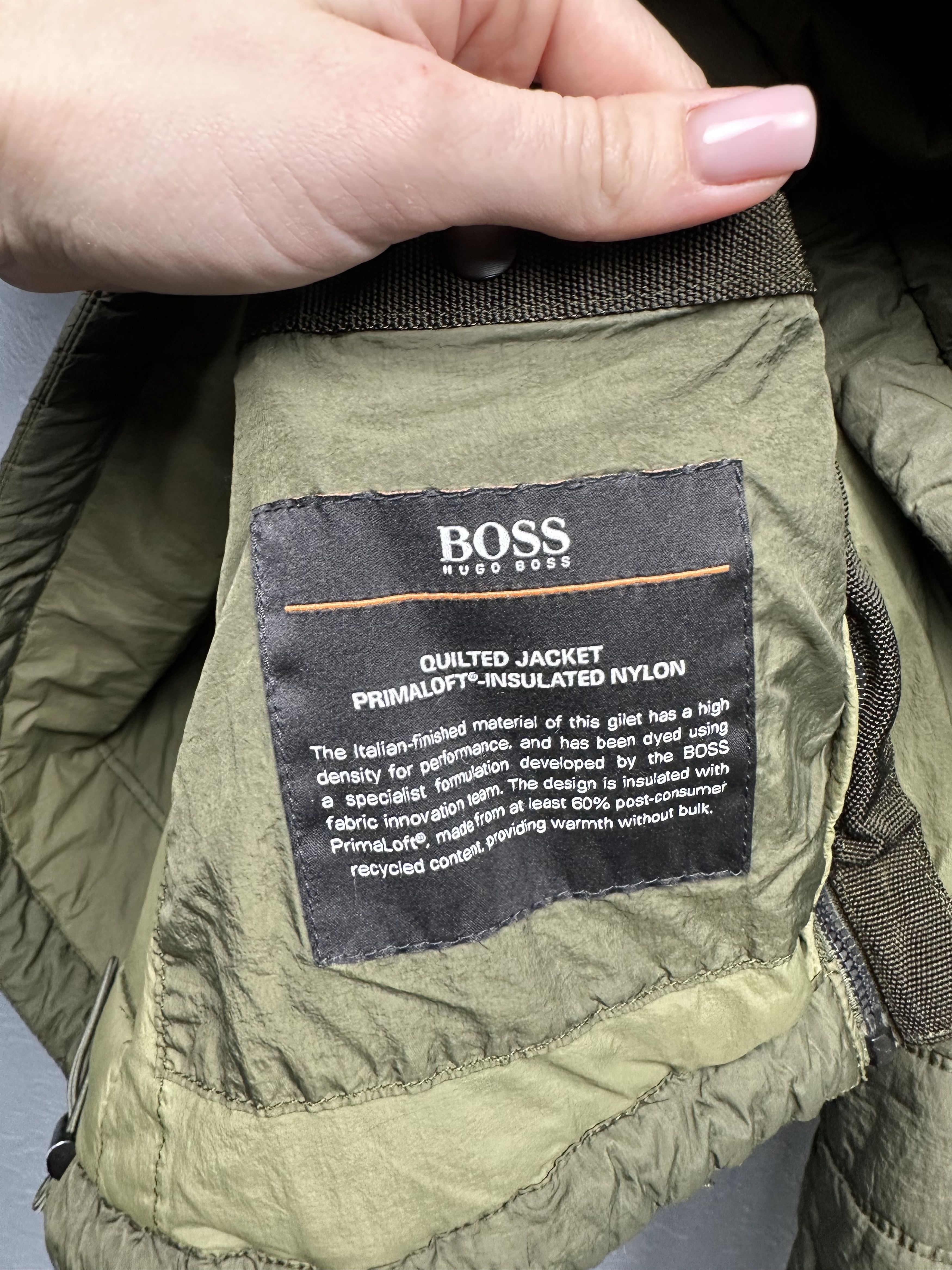 Hugo Boss Hugo Boss Mens Quilted Nylon Insulated Jacket Size US M / EU 48-50 / 2 - 6 Thumbnail