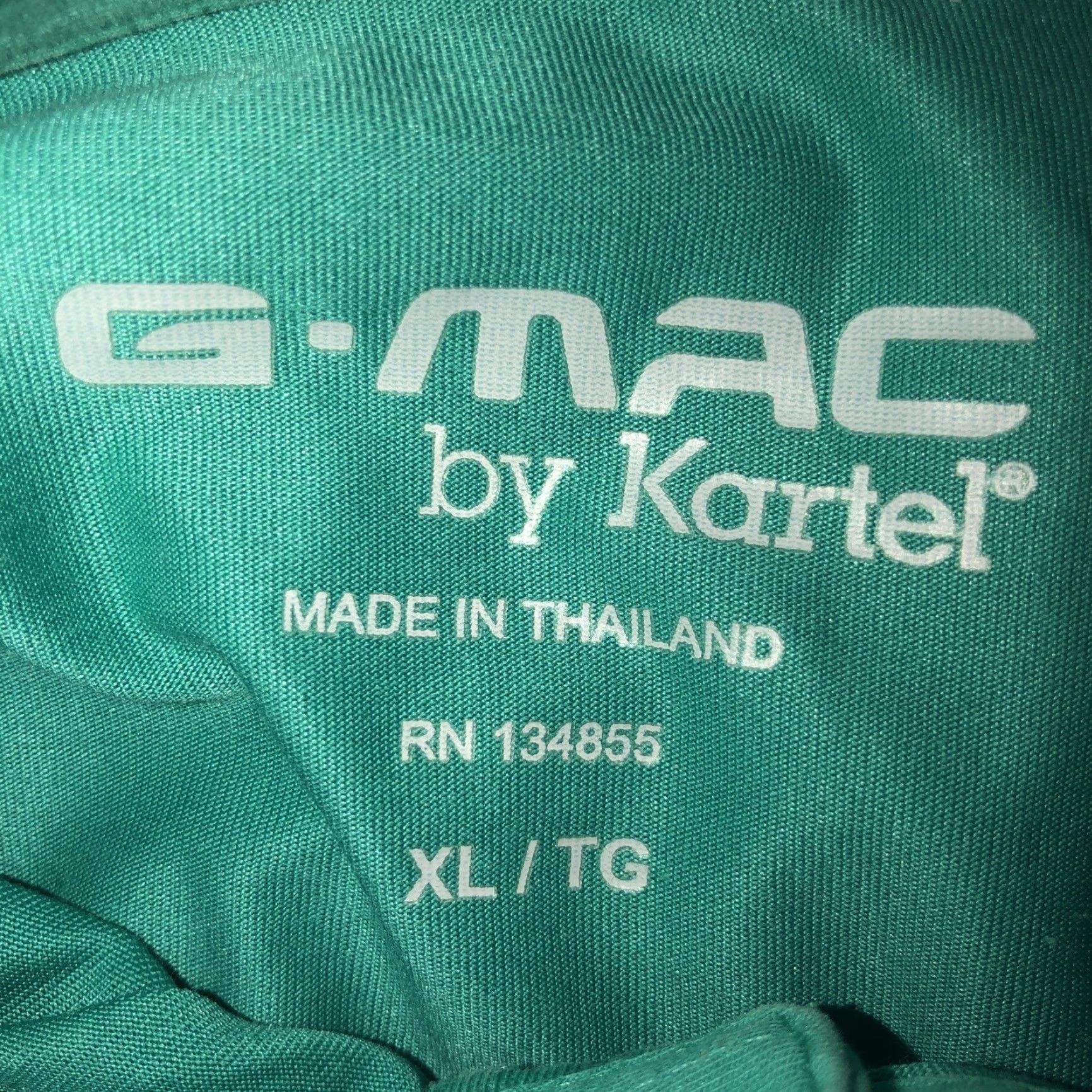Vintage G MAC by Kartel Polo Shirt XL Men Blue Short Sleeve Button-Up - 2000s? (if no decade) Size US XL / EU 56 / 4 - 5 Thumbnail