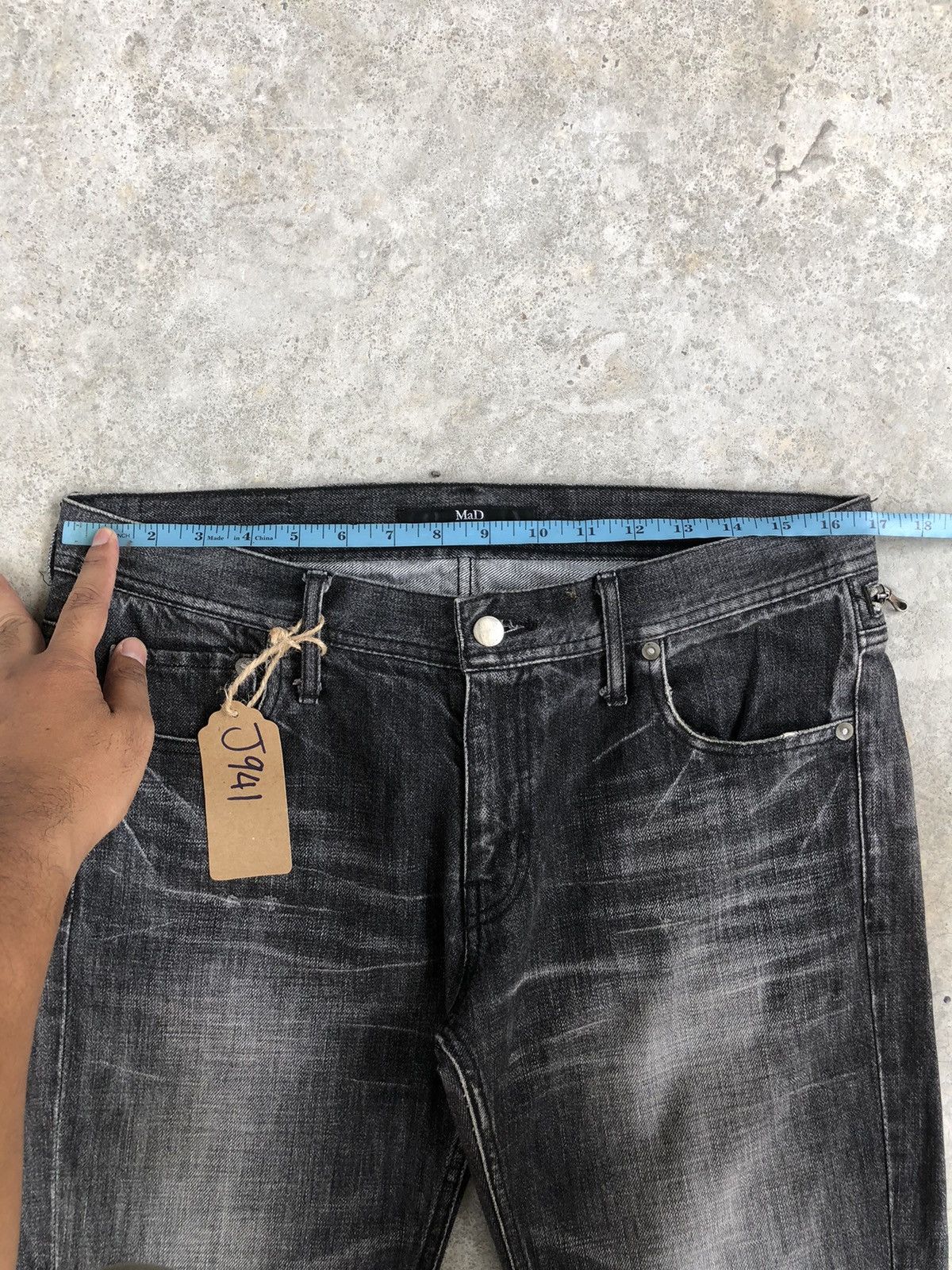 Japanese Brand Japanese Mad Flared Jeans Distressed Jeans Size US 33 - 16 Thumbnail