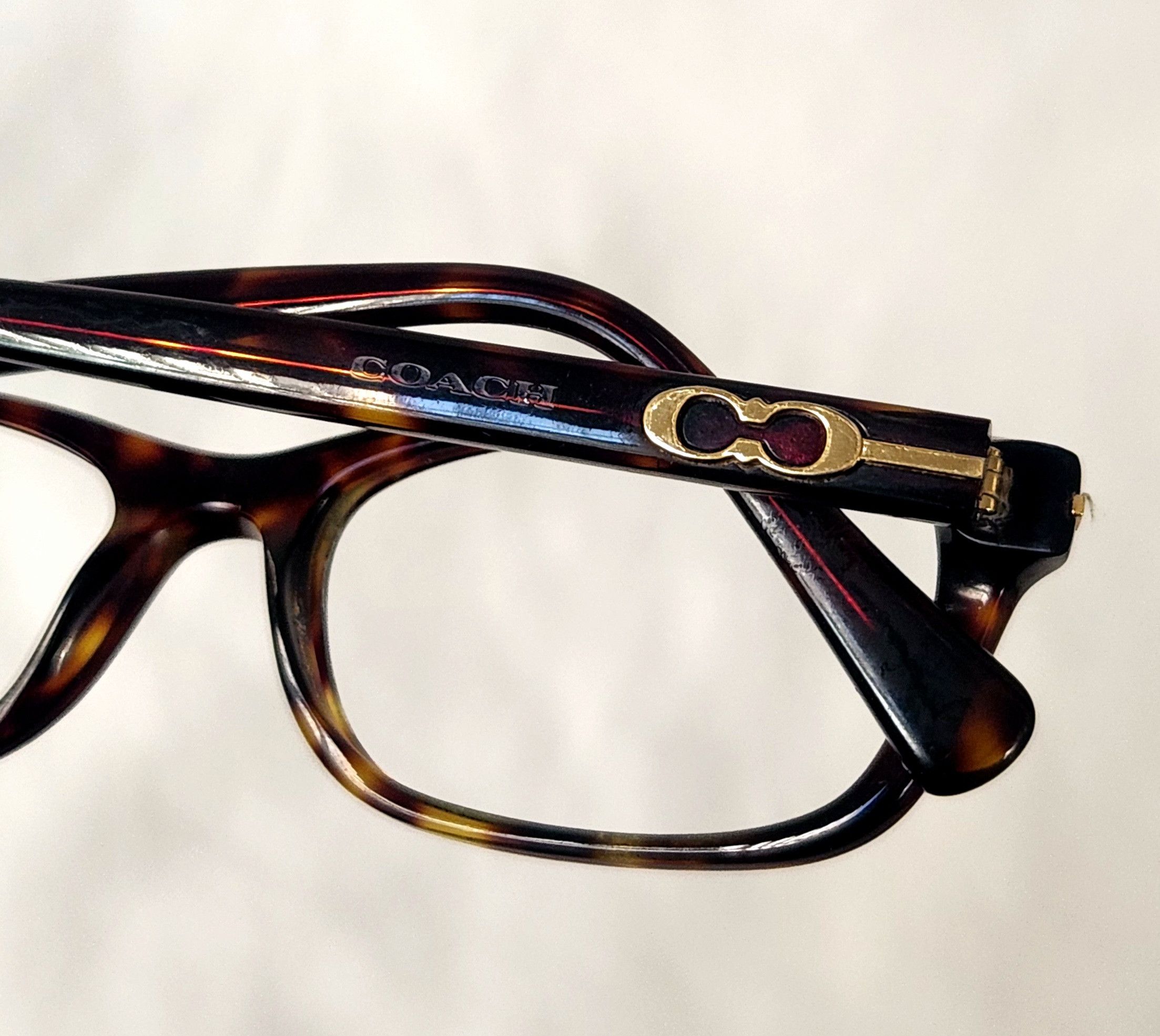 Coach Coach New York Elise HC6054 Tortoise Eyeglasses Frames Only Size ONE SIZE - 9 Thumbnail