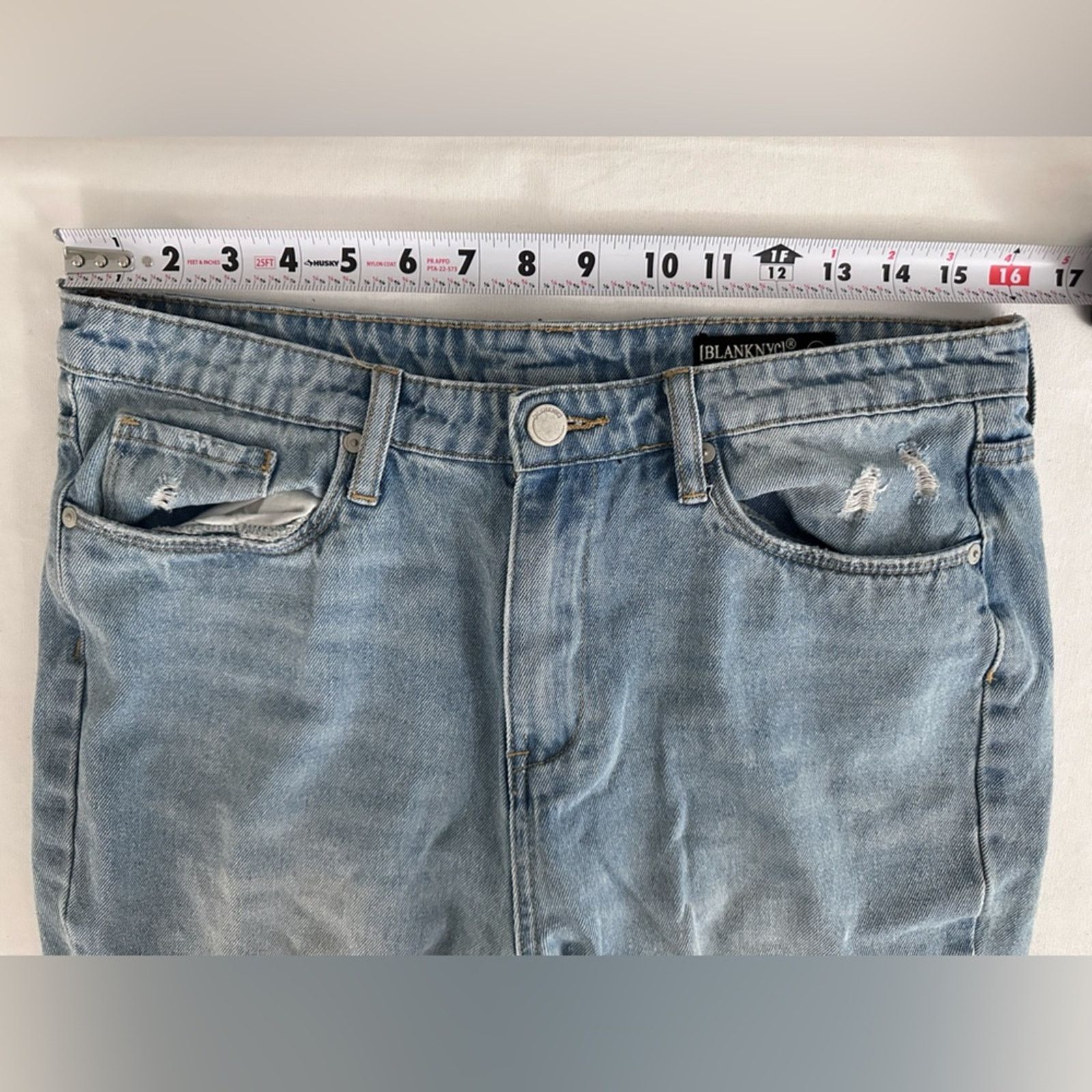 BLANKNYC BLANKNYC The Madison Crop Distressed Jeans Womens Size 30 Size 30" / US 8 / IT 44 - 9 Thumbnail