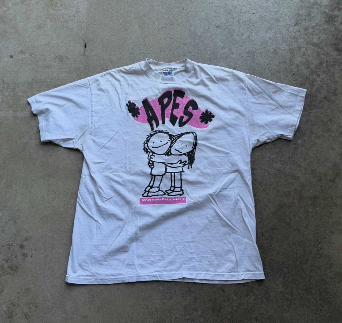 Vintage Vintage 1990’s APES T Shirt Size US XL / EU 56 / 4 - 1 Thumbnail