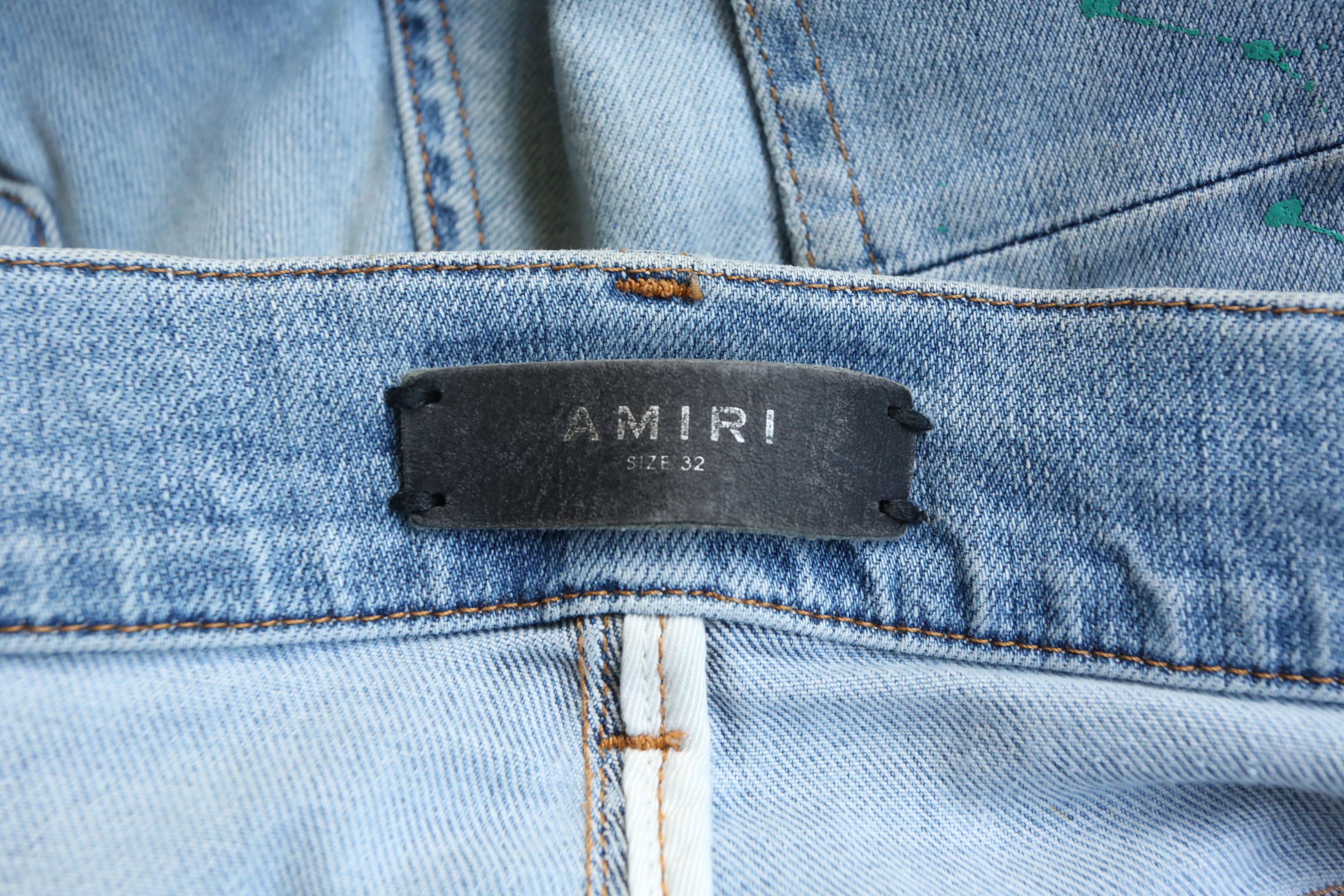 Amiri Amiri - Paint Splatter Artist Broken Denim Jean Size US 32 / EU 48 - 9 Thumbnail