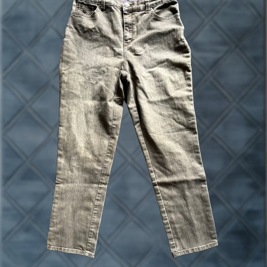 Gloria Vanderbilt Gloria Vanderbilt Amanda Jeans Women 6 Brown Khaki Tapered Jean Size 28" / US 6 / IT 42 - 1 Thumbnail