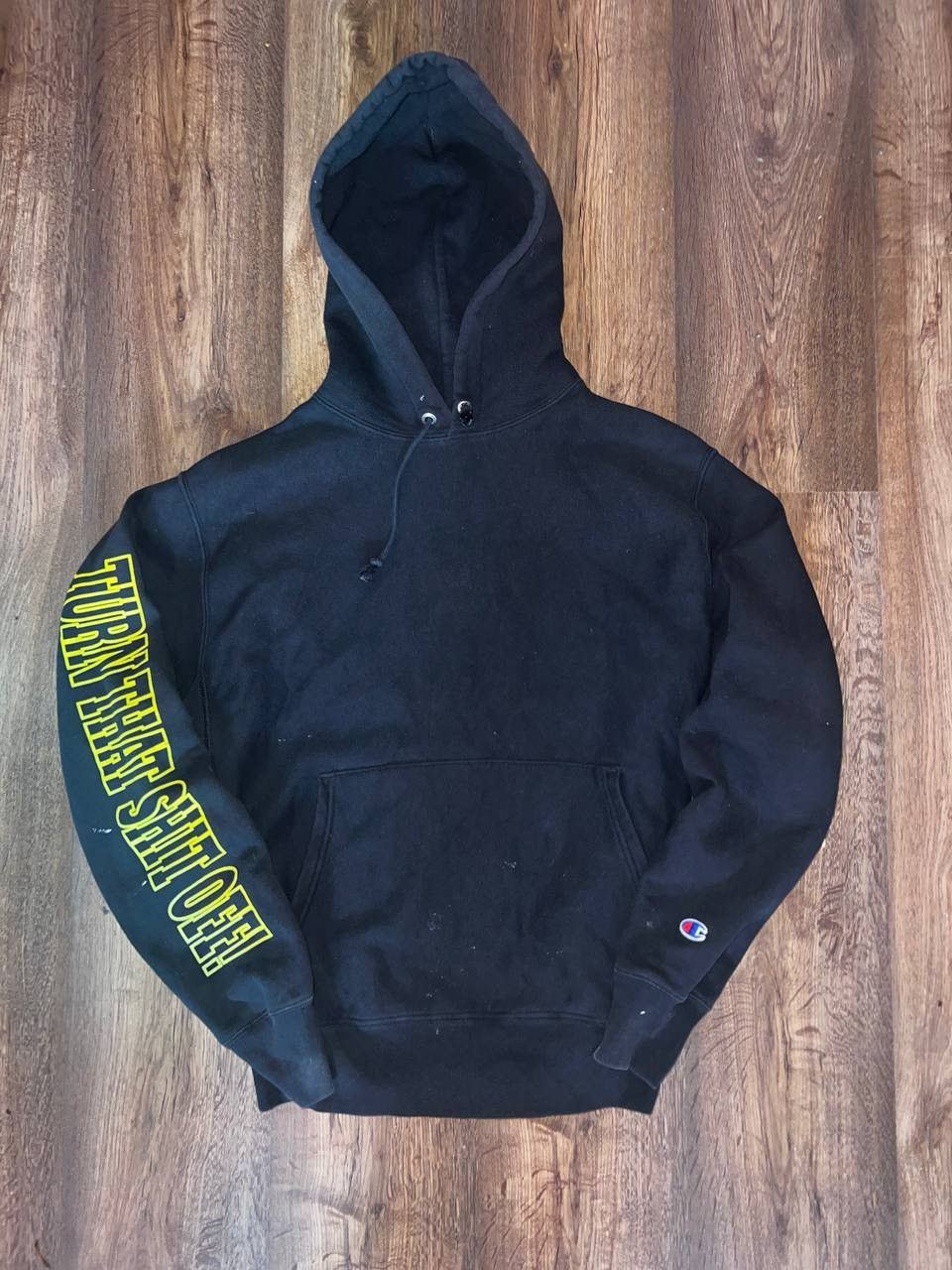 Champion *RARE* Spaghetti Boys “Turn That Shit Off” Hoodie 2018 Size US L / EU 52-54 / 3 - 3 Thumbnail