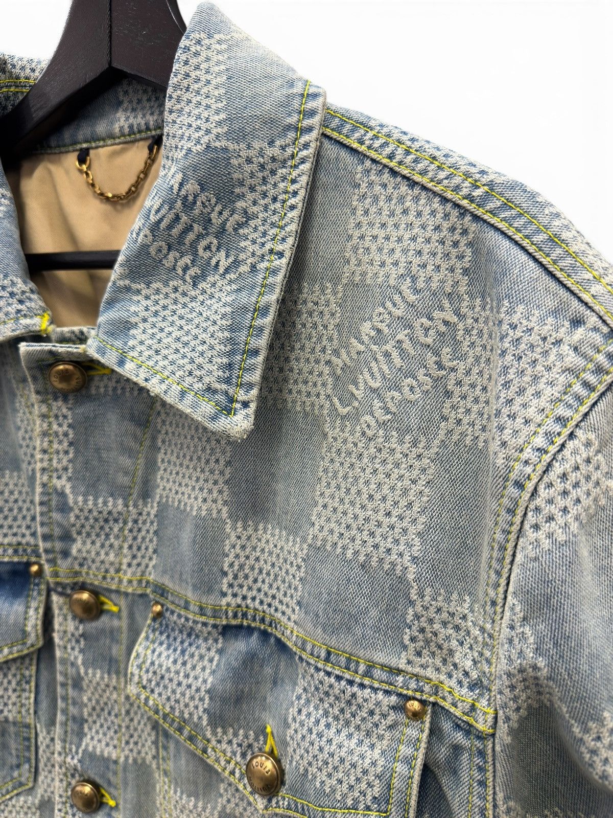 Louis Vuitton Louis Vuitton Blue Damier Jacket Size US M / EU 48-50 / 2 - 4 Thumbnail