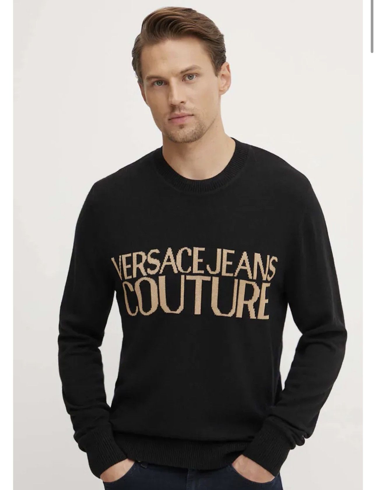 Versace Versace sweater, new condition luxury Size US XL / EU 56 / 4 - 2 Thumbnail