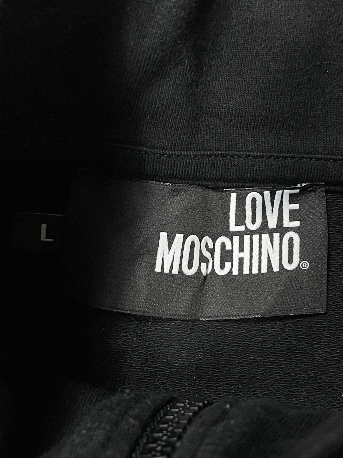 Moschino 🔥Offer🔥Love Moschino Sweatshirt Zip Gold Logo Hype Rare Size M / US 6-8 / IT 42-44 - 4 Thumbnail