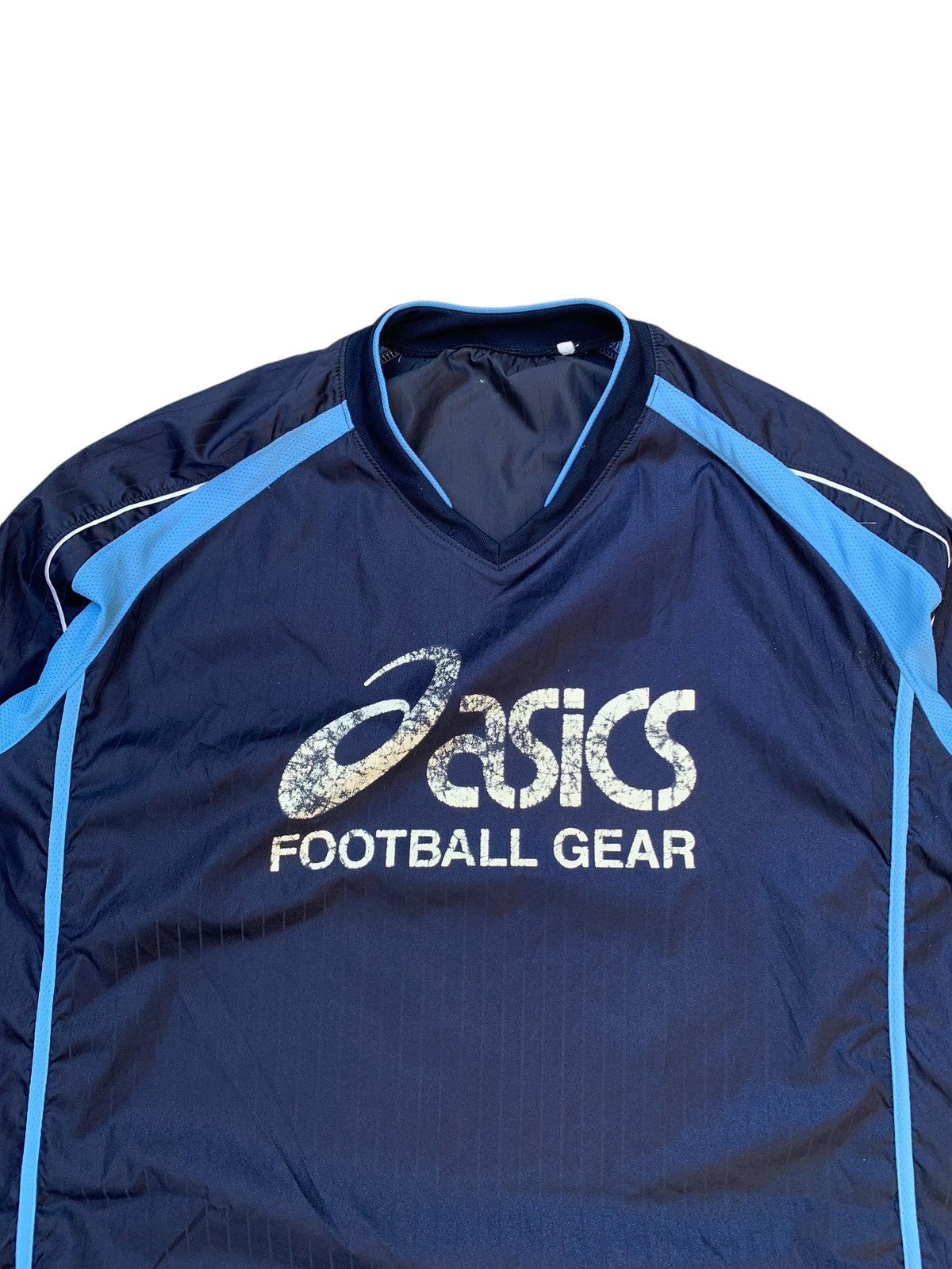 Asics 90s Asics Japan - Fotball Gear Light Jerseys Training Size US XL / EU 56 / 4 - 3 Thumbnail