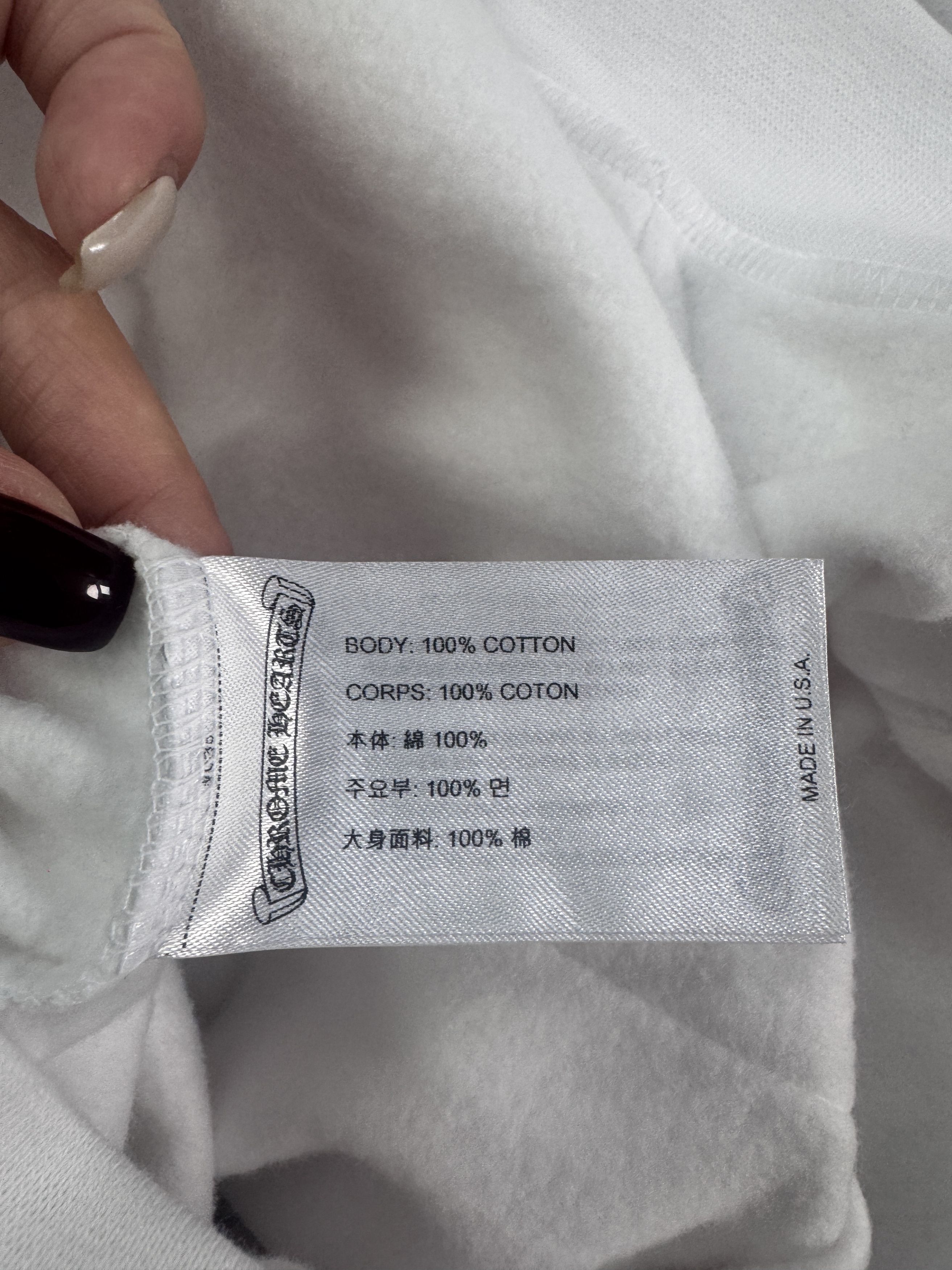 Chrome Hearts Chrome Hearts White Classic Horseshoe Logo Hoodie Size US L / EU 52-54 / 3 - 7 Thumbnail
