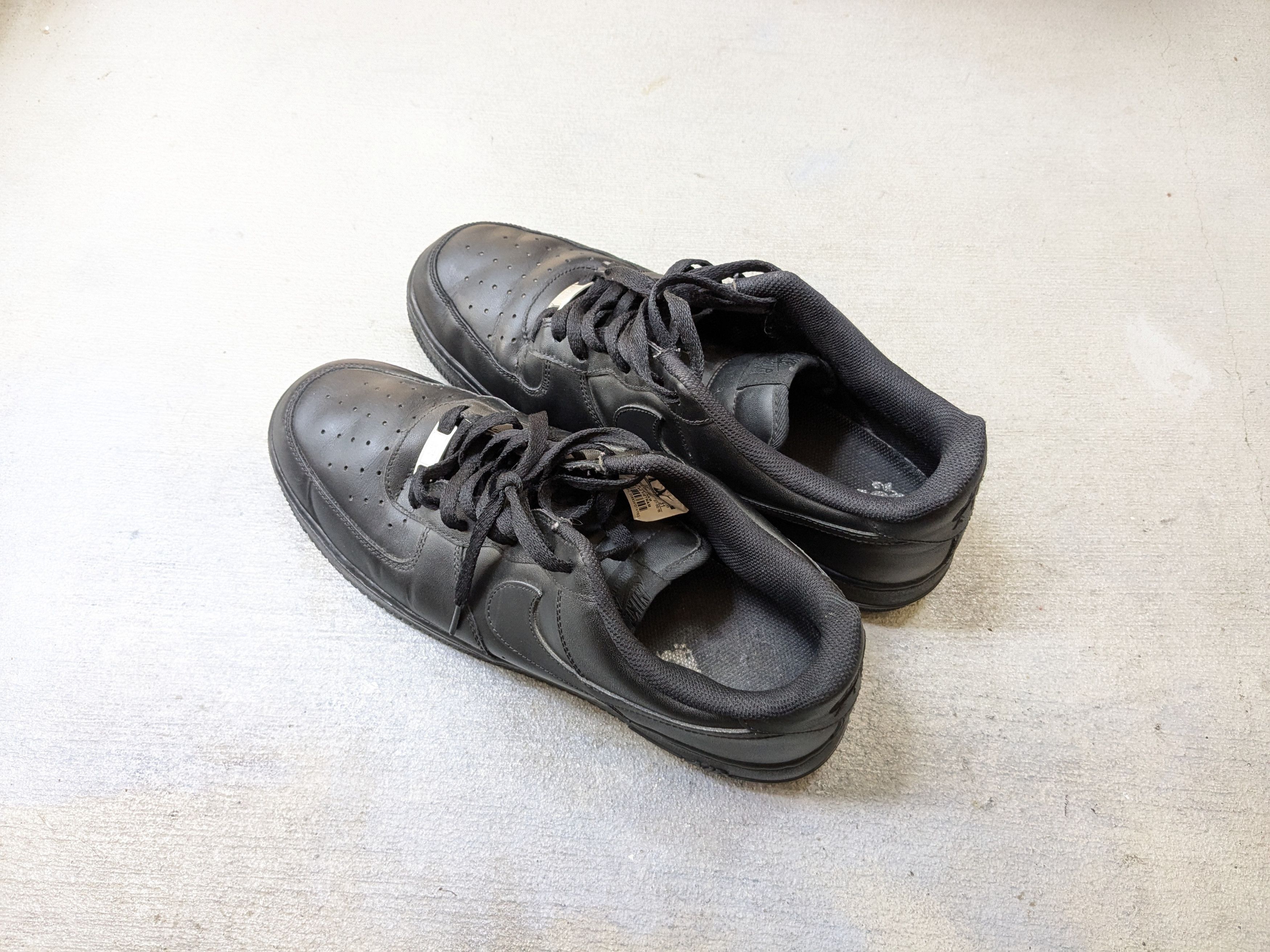 Nike Air Force 1 '07 Triple Black Low Leather 315122-001