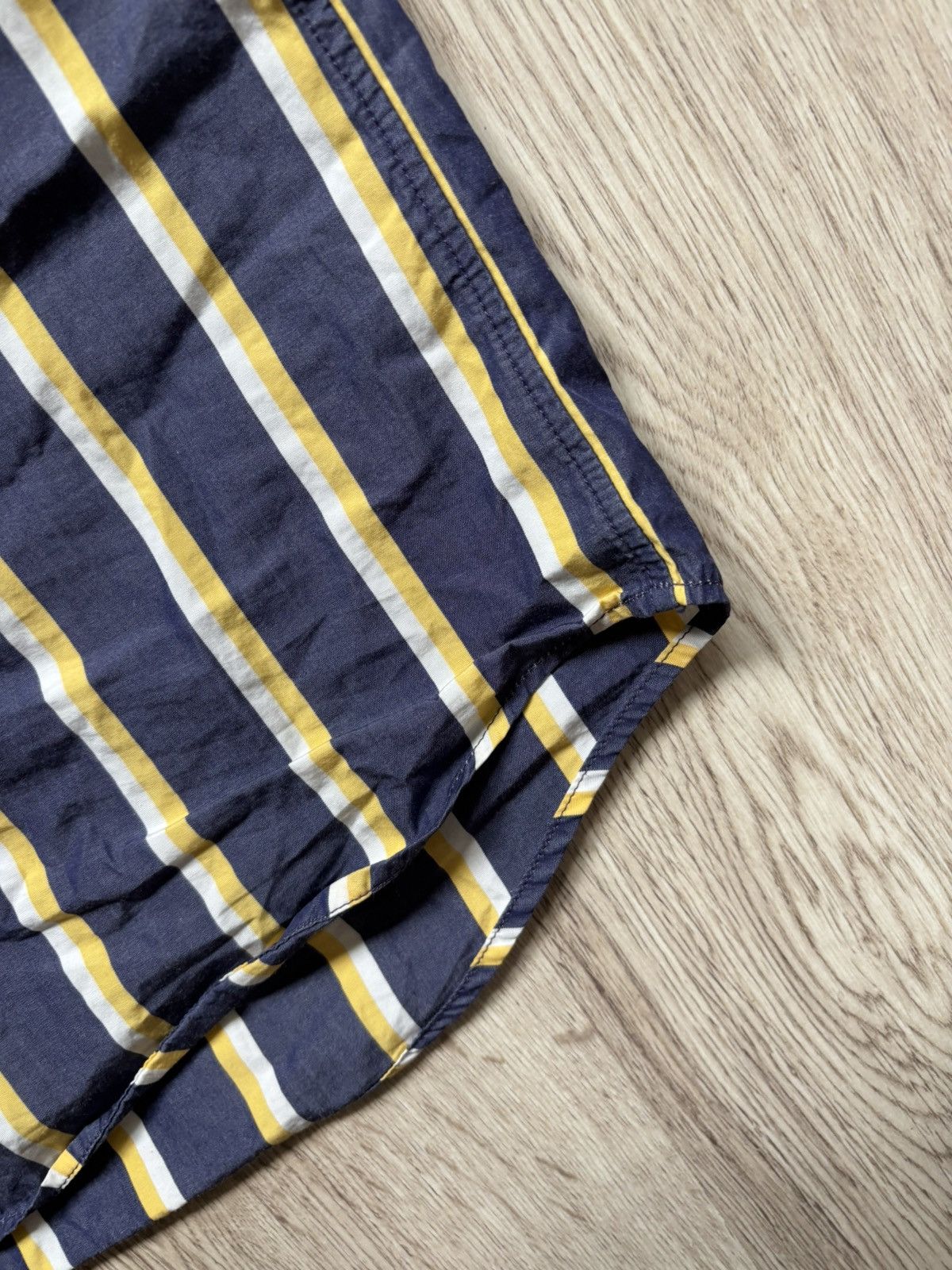 Maison Kitsune Maison Kitsuné Men’s Striped Shirt Size 38 Cotton Fox Logo Size US S / EU 44-46 / 1 - 13 Thumbnail