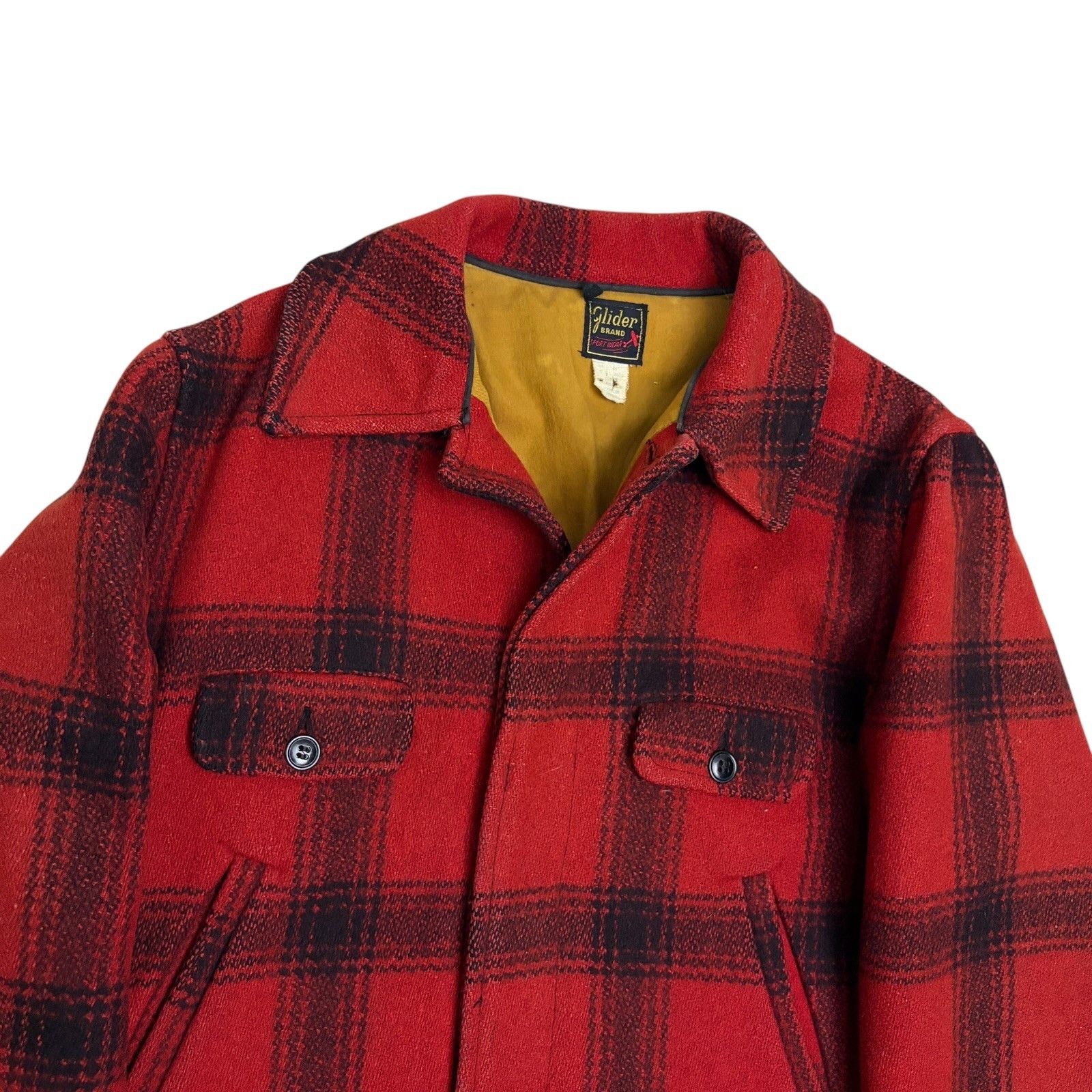 Vintage Rare 1950s Vintage Hunting Jacket GLIDER Wool Coat Small Size US S / EU 44-46 / 1 - 2 Thumbnail