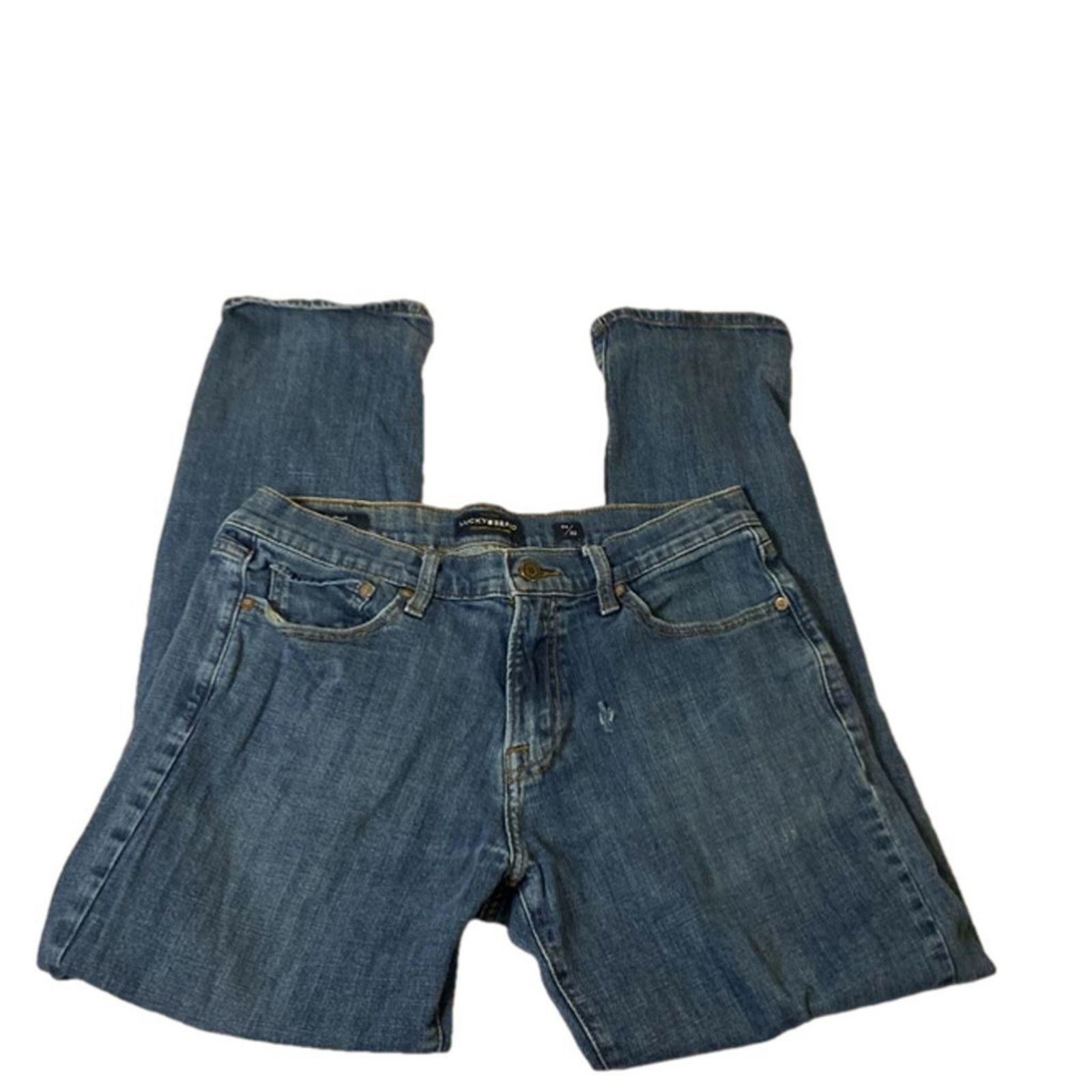 Lucky Brand Classic Straight Fit Medium Wash Denim Jeans Lucky Brand 34 Size US 34 / EU 50 - 3 Thumbnail