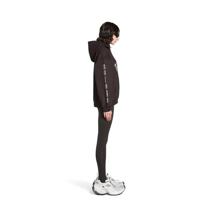 Balenciaga o1bcso1str0326 Nologo Hoodie Medium Fit in Black/Grey Size US XL / EU 56 / 4 - 3 Thumbnail