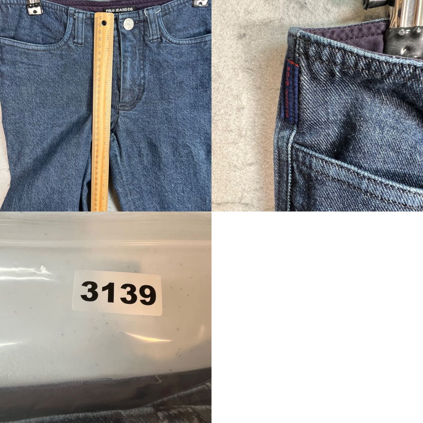 Ralph Lauren VINTAGE Polo Jeans Co. Ralph Lauren Womens Size 2 Denim Jeans Bootcut Dark Wash Blue 5-Pocket Womens Jeans Size 26" / US 2 / IT 38 - 8 Thumbnail