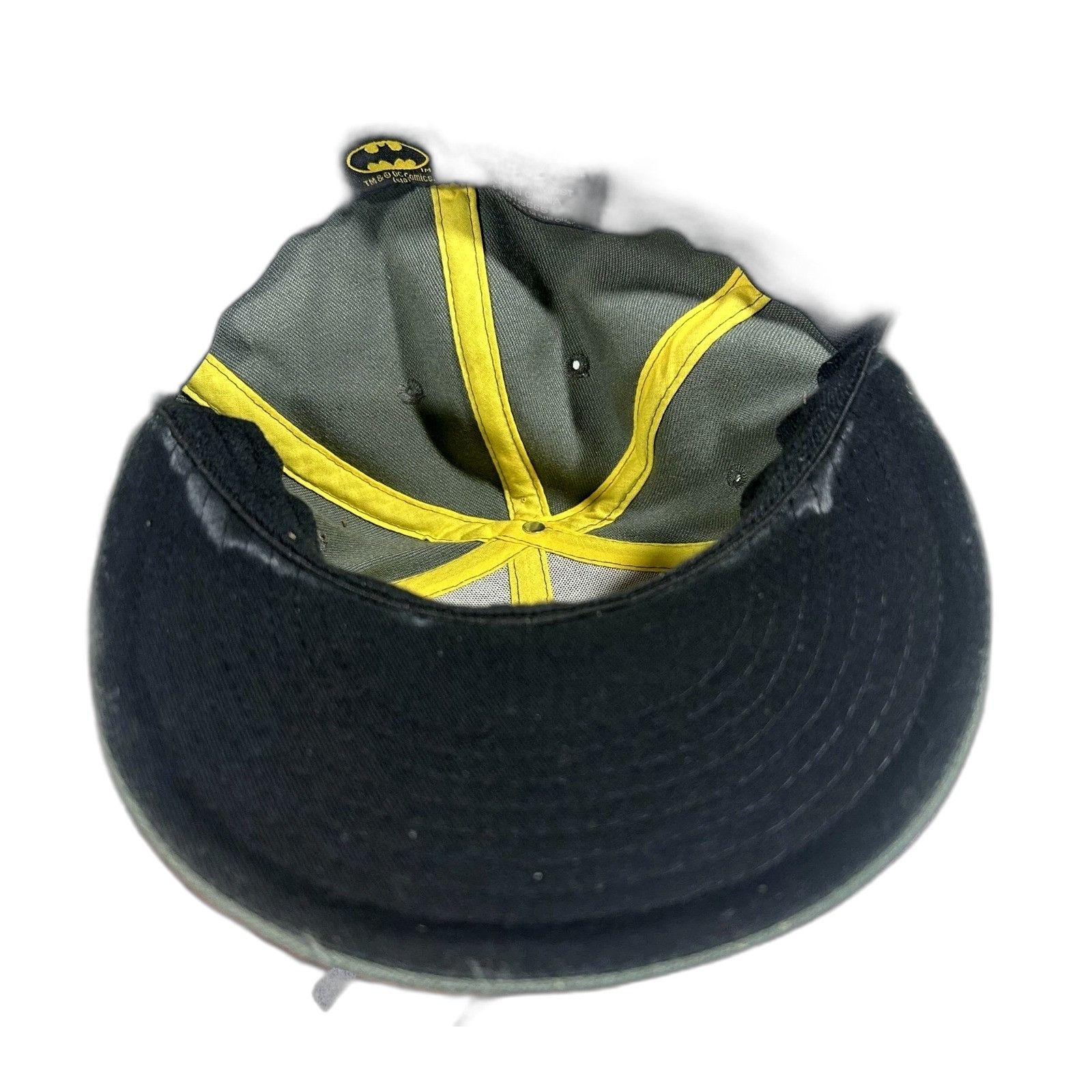 DC Comics Batman Hat Cap Gray One Size Fits Most Stretch Fit Wool Blen Size ONE SIZE - 3 Thumbnail
