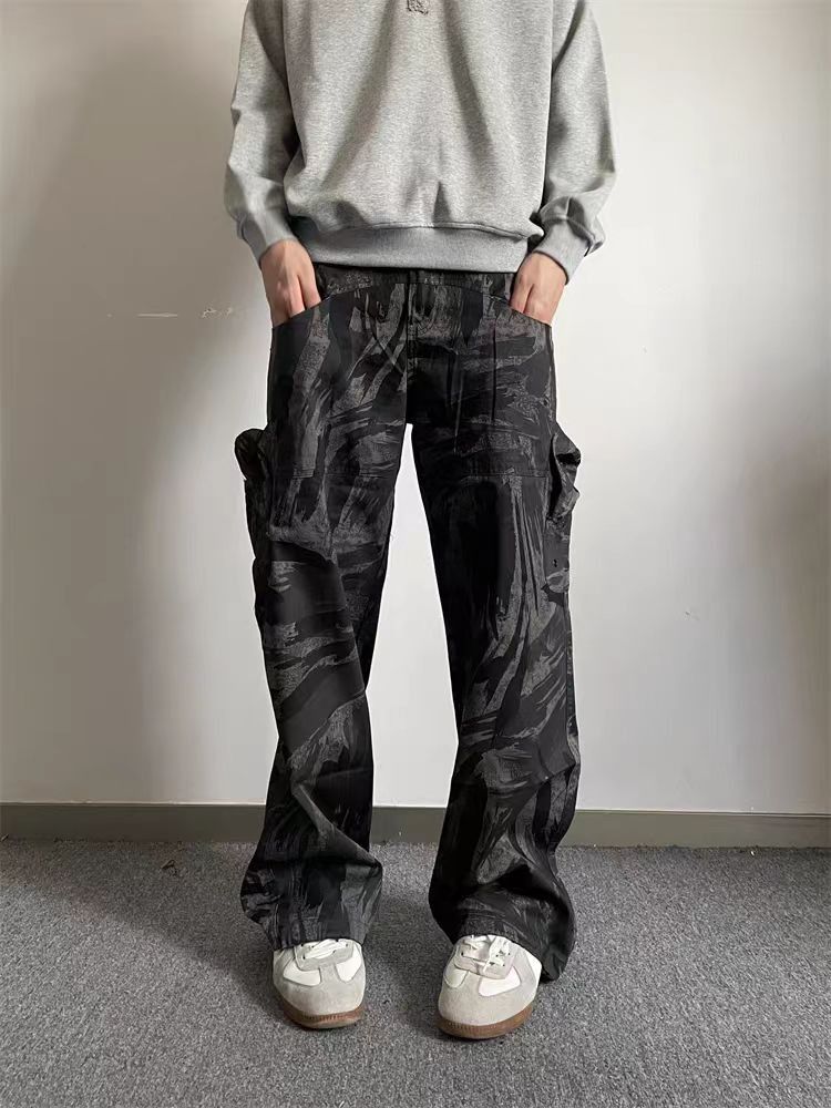 Japanese Brand × Vintage Vintage Side Pocket Camouflage Work Trousers Size US 30 / EU 46 - 1 Thumbnail