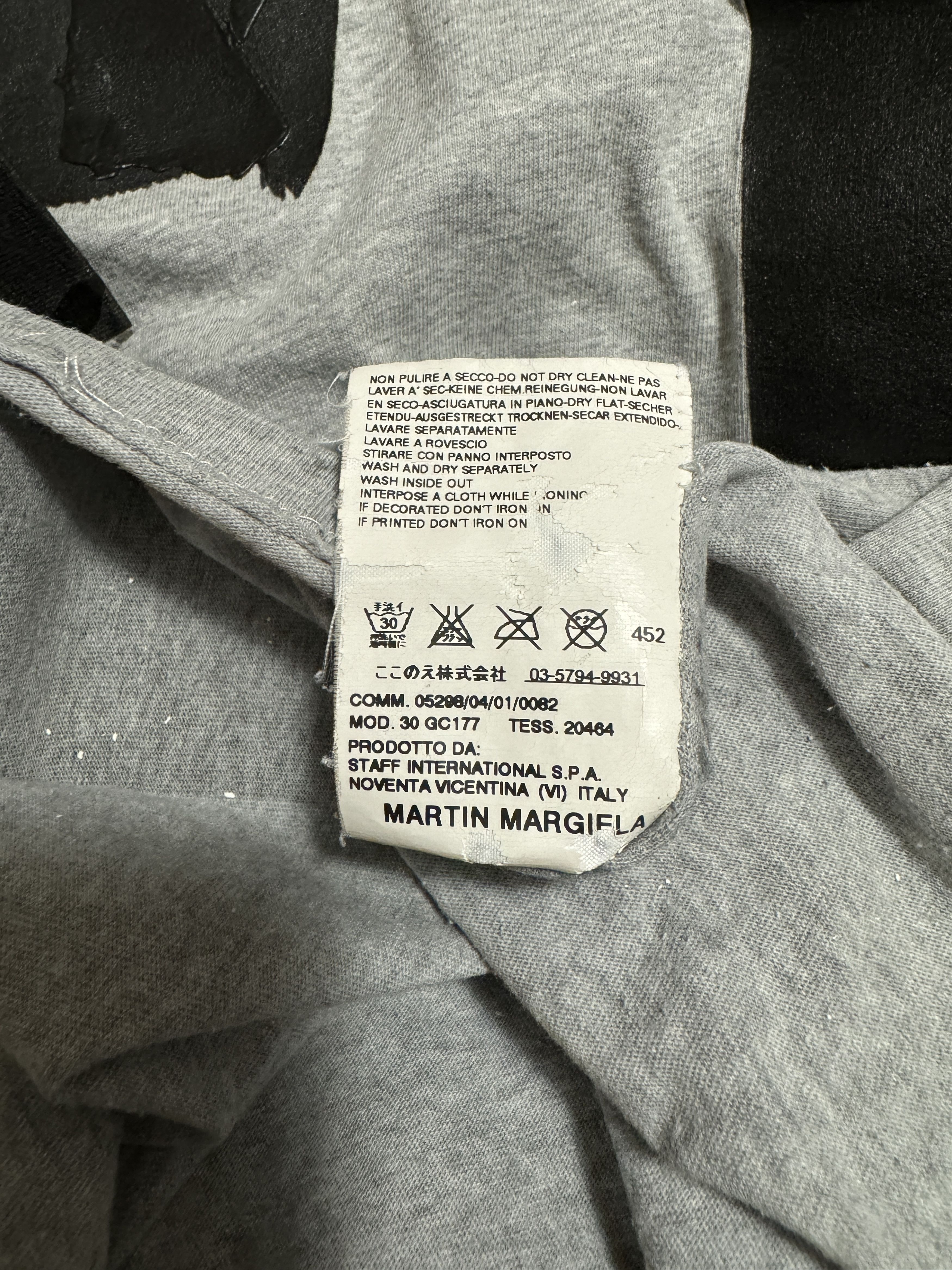 Maison Margiela Maison Margiela Vintage Grey Lonsleeve T-shirt Fall 2006 Size US M / EU 48-50 / 2 - 7 Thumbnail