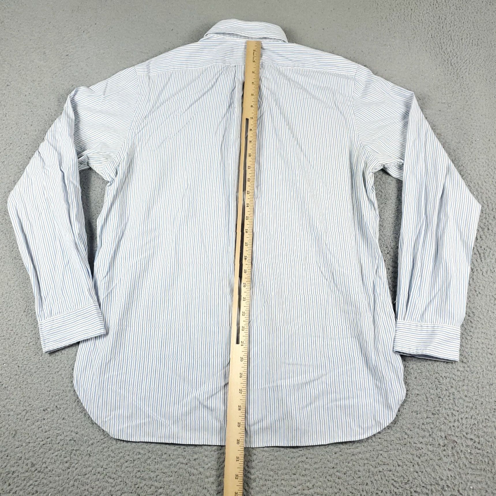 Ralph Lauren Ralph Lauren Shirt Mens 16 Blue Striped Dress Button Up Long Sleeve Size 42R - 7 Thumbnail
