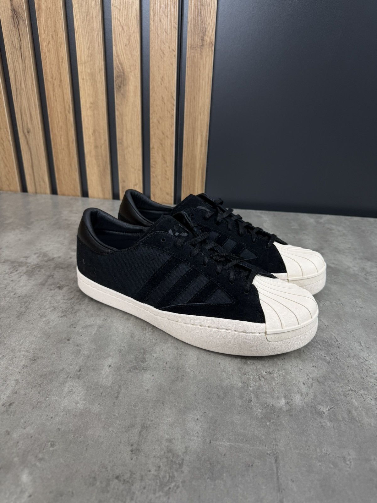 Y-3 Adidas Y-3 Yohji Star Black Sneakers Size US 11.5 Size US 11.5 / EU 44-45 - 3 Thumbnail
