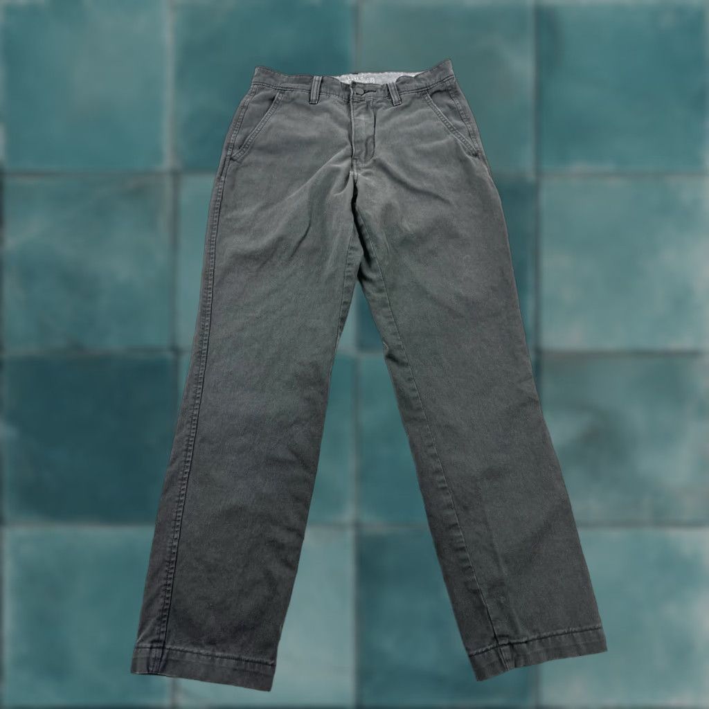 Levi's Levi's XX Pants Mens Chino Trousers 28x30 Gray Flat Front Regular Slim Cut Mens Clothing Size US 28 / EU 44 - 1 Thumbnail