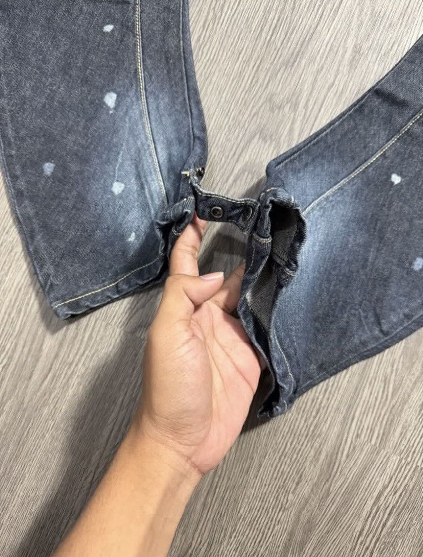 PPFM PPFM Distressed Slim Fit Curved Jeans Size US 31 - 4 Thumbnail