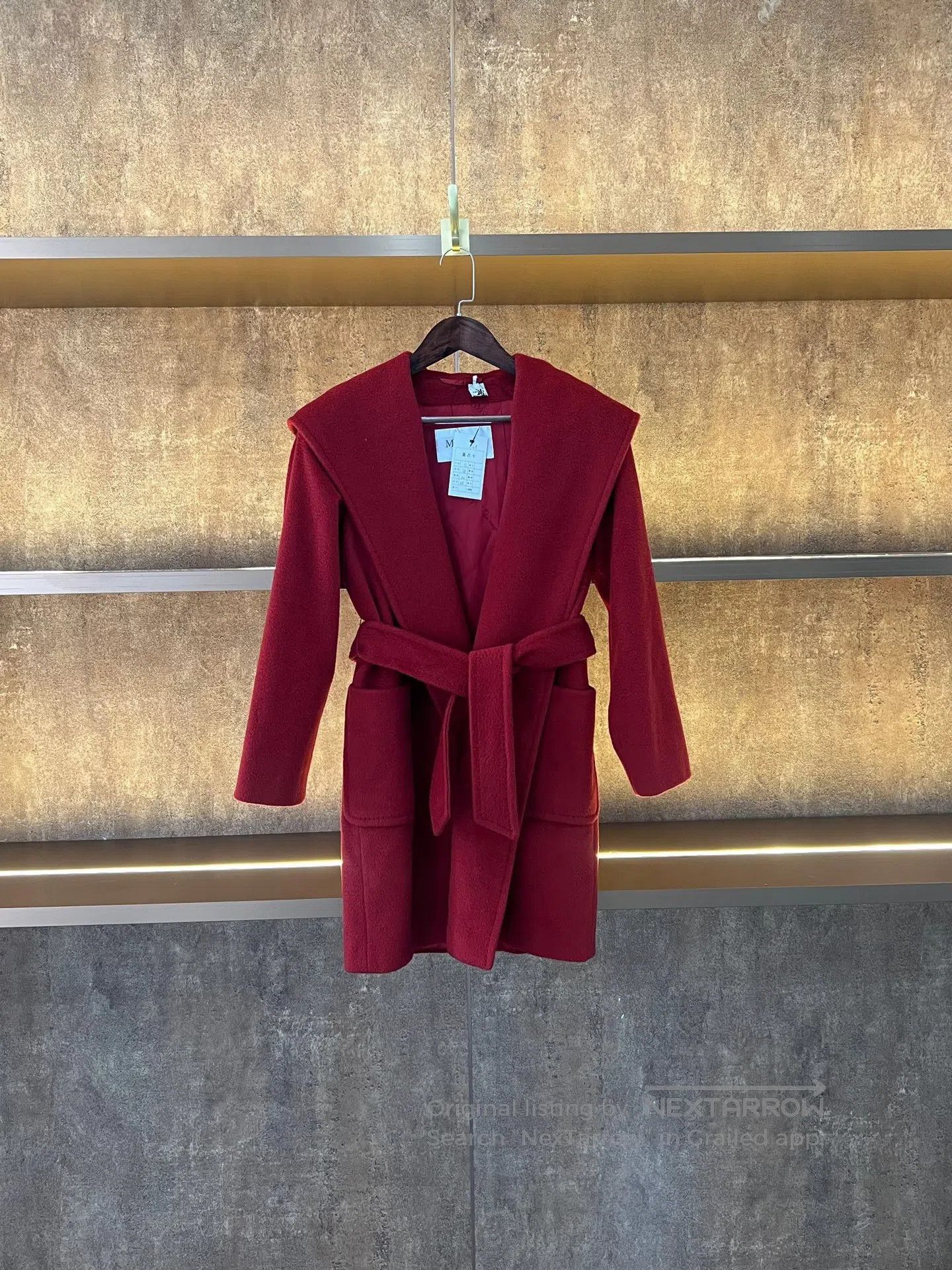 Max Mara Max Mara Rialto collection water wave texture coat| Size XS / US 0-2 / IT 36-38 - 1 Thumbnail