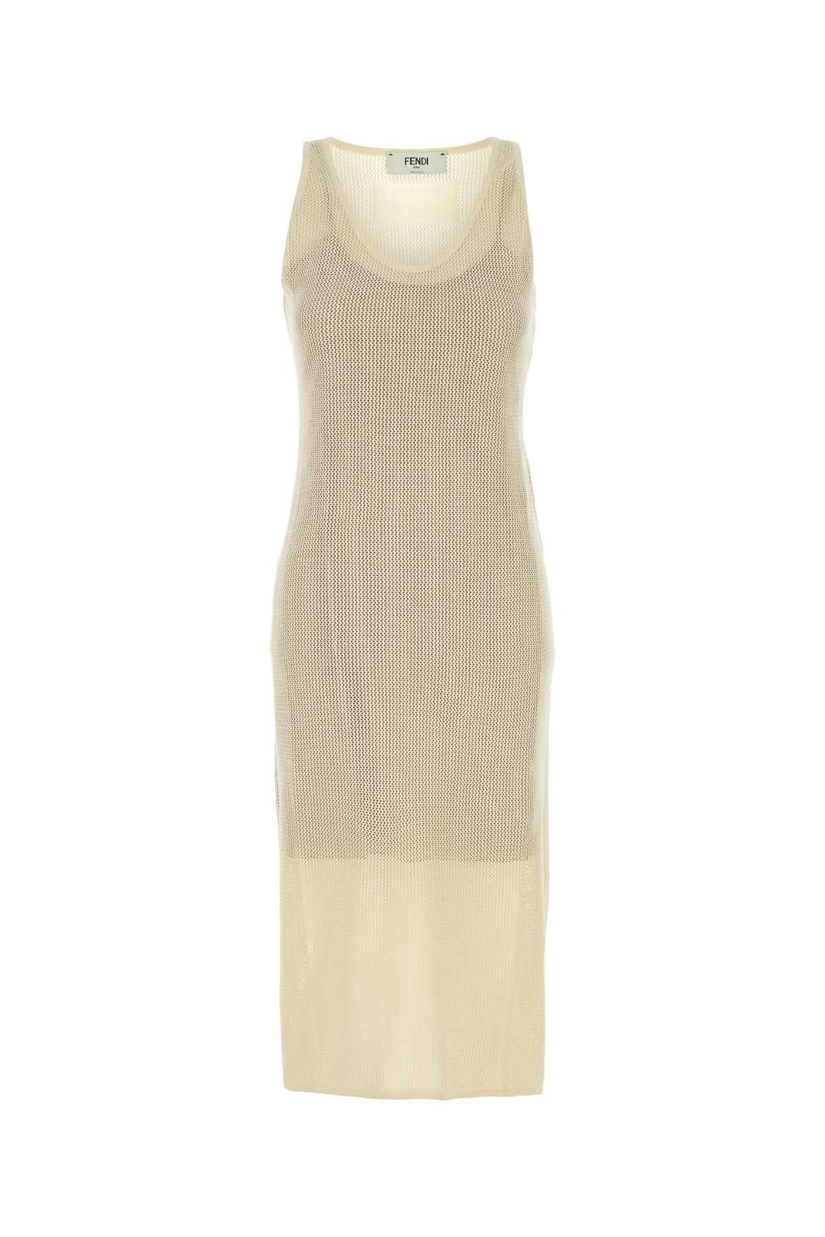 Fendi Cream Mesh Dress Size M / US 6-8 / IT 42-44 - 1 Thumbnail