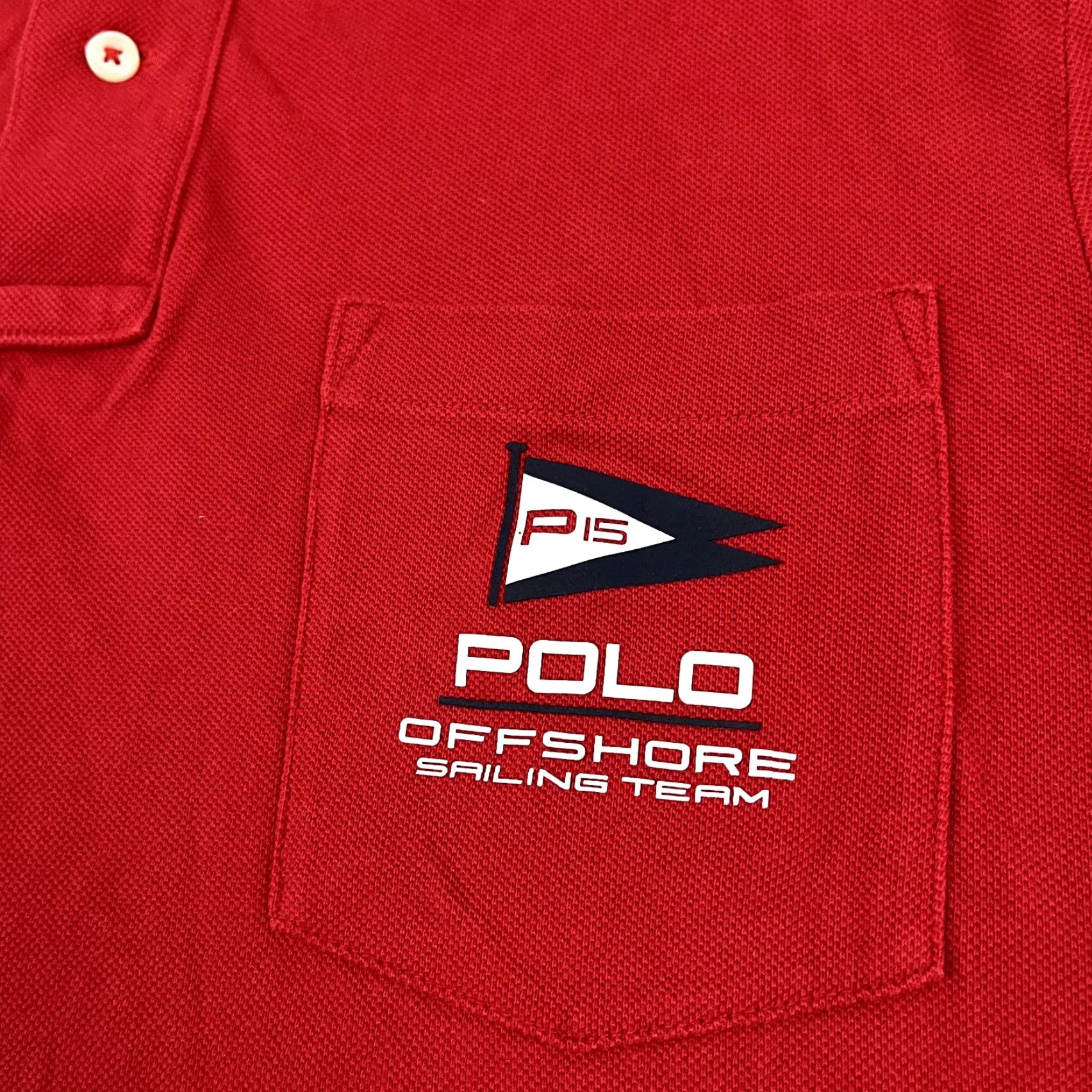 Polo Ralph Lauren POLO RALPH LAUREN Polo Shirt Mens Medium Offshore Sailing Team P-15 Sports S/S Size US M / EU 48-50 / 2 - 2 Thumbnail